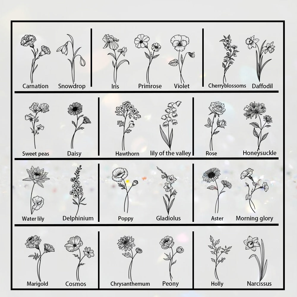 Personalized Birth Flower Waist Belt Bag with Name, Waist Pack with Adjustable Strap, Fanny Bag for Travel/Running/Hiking/Walking, Gift for Women