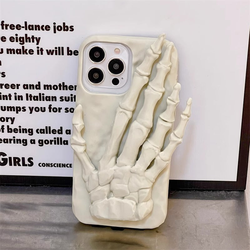 3D Skeleton Hand iPhone Case, Halloween Edition