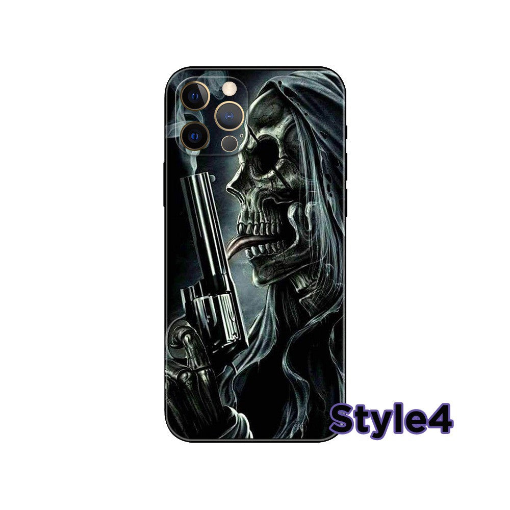 Skeleton Design iPhone Case,Multiple Styles Available,Halloween Vibes
