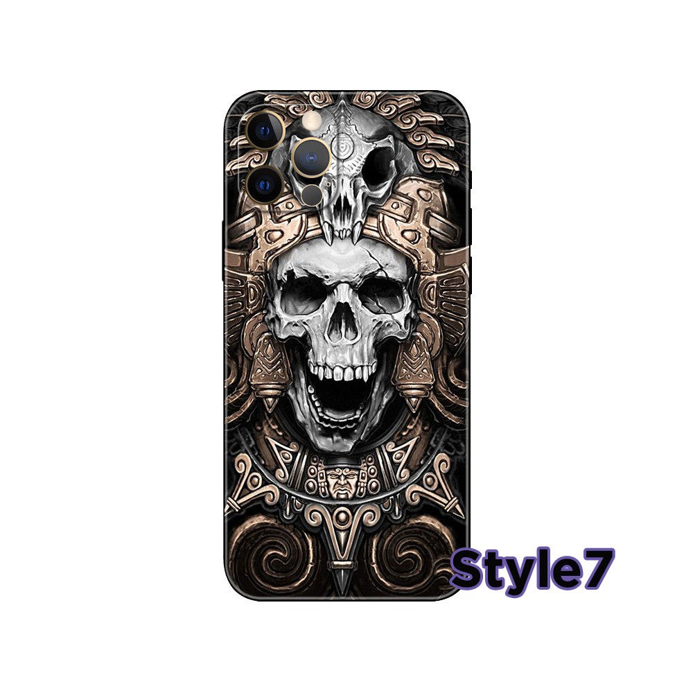 Skeleton Design iPhone Case,Multiple Styles Available,Halloween Vibes