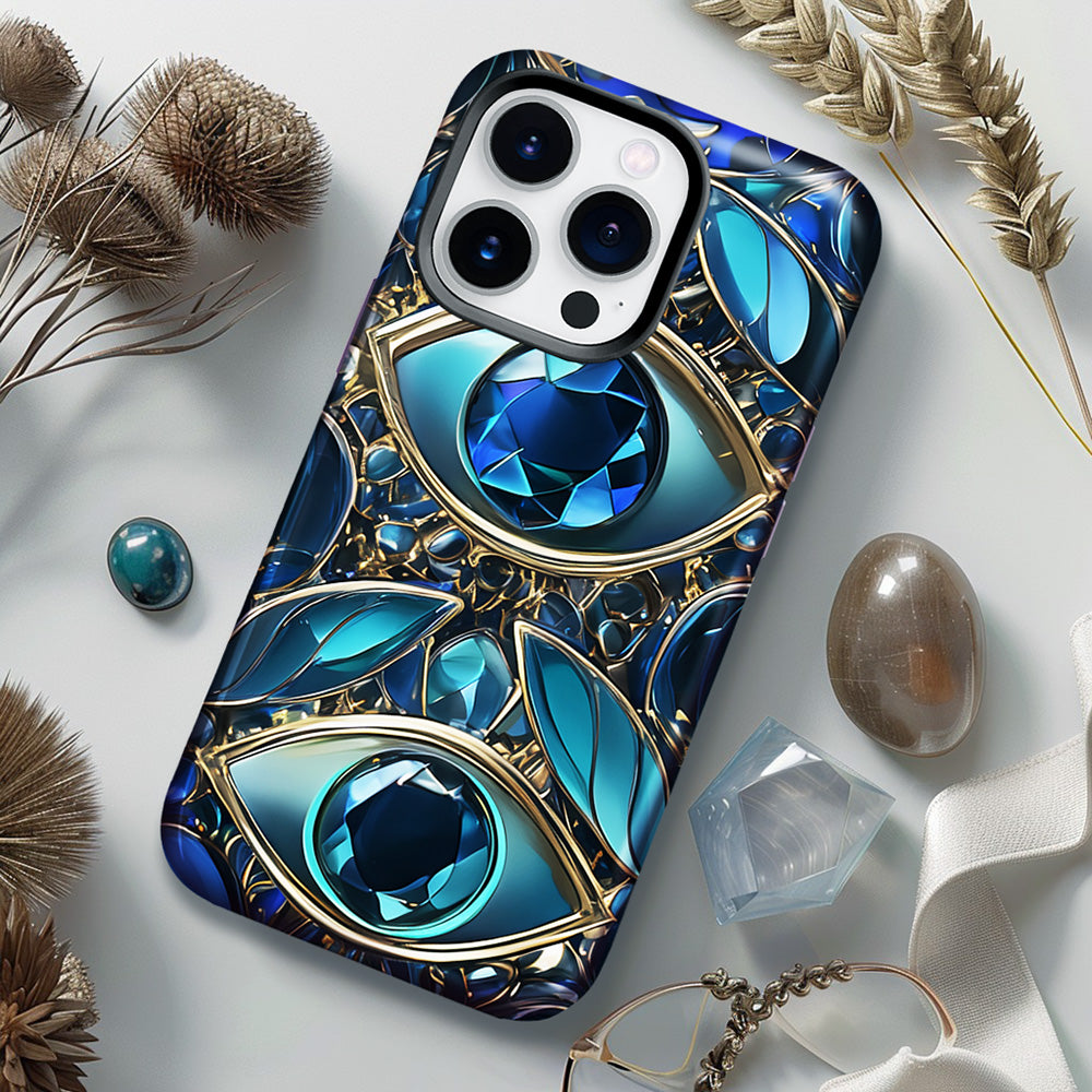 Vintage Eye Mosaic Style Phone Case,Multiple Styles for iPhone, Samsung Galaxy, Google Pixel