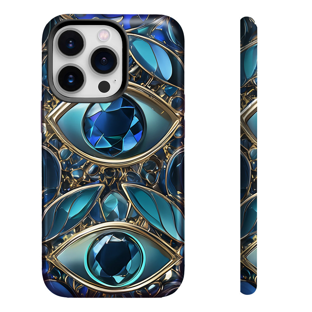 Vintage Eye Mosaic Style Phone Case,Multiple Styles for iPhone, Samsung Galaxy, Google Pixel
