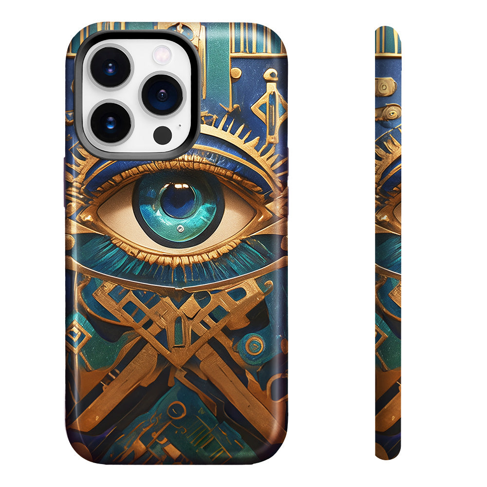 Vintage Eye Mosaic Style Phone Case,Multiple Styles for iPhone, Samsung Galaxy, Google Pixel
