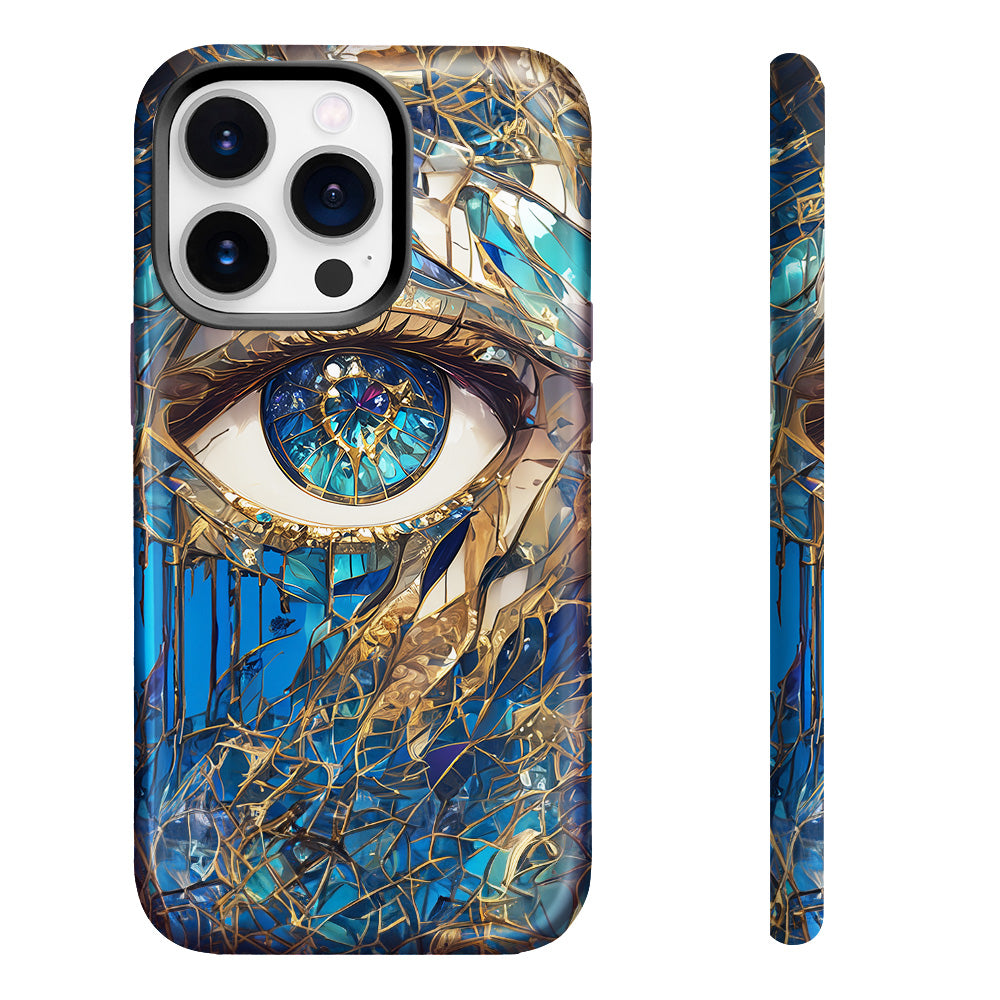 Vintage Eye Mosaic Style Phone Case,Multiple Styles for iPhone, Samsung Galaxy, Google Pixel