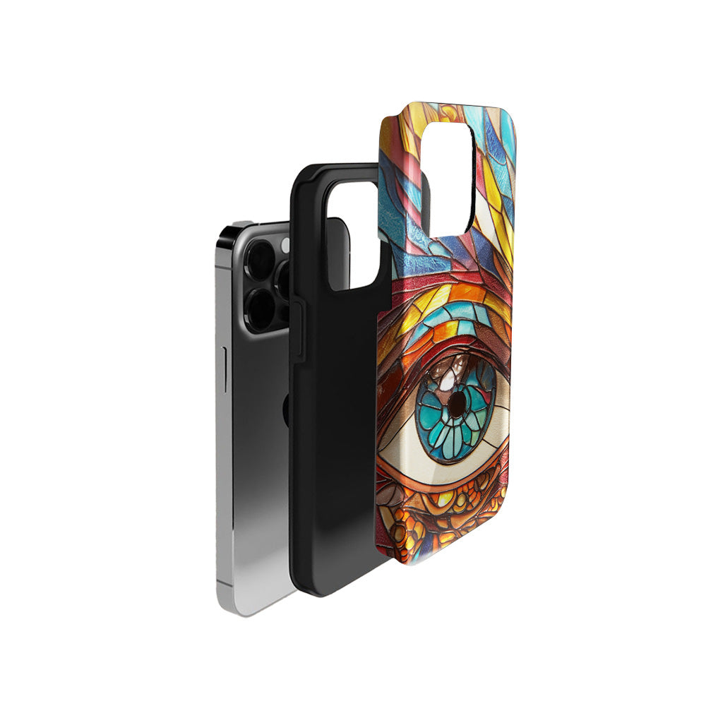 Vintage Eye Mosaic Style Phone Case,Multiple Styles for iPhone, Samsung Galaxy, Google Pixel