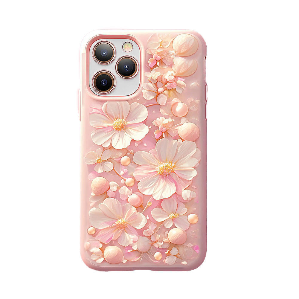 Floral and Honeycomb 3D Phone Case Collection,Multiple Styles for iPhone, Samsung Galaxy, Google Pixel
