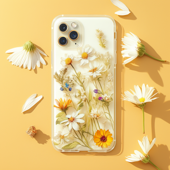 Handcrafted Resin Pressed Flower DIY Phone Case for iPhone, Samsung Galaxy, Google Pixel