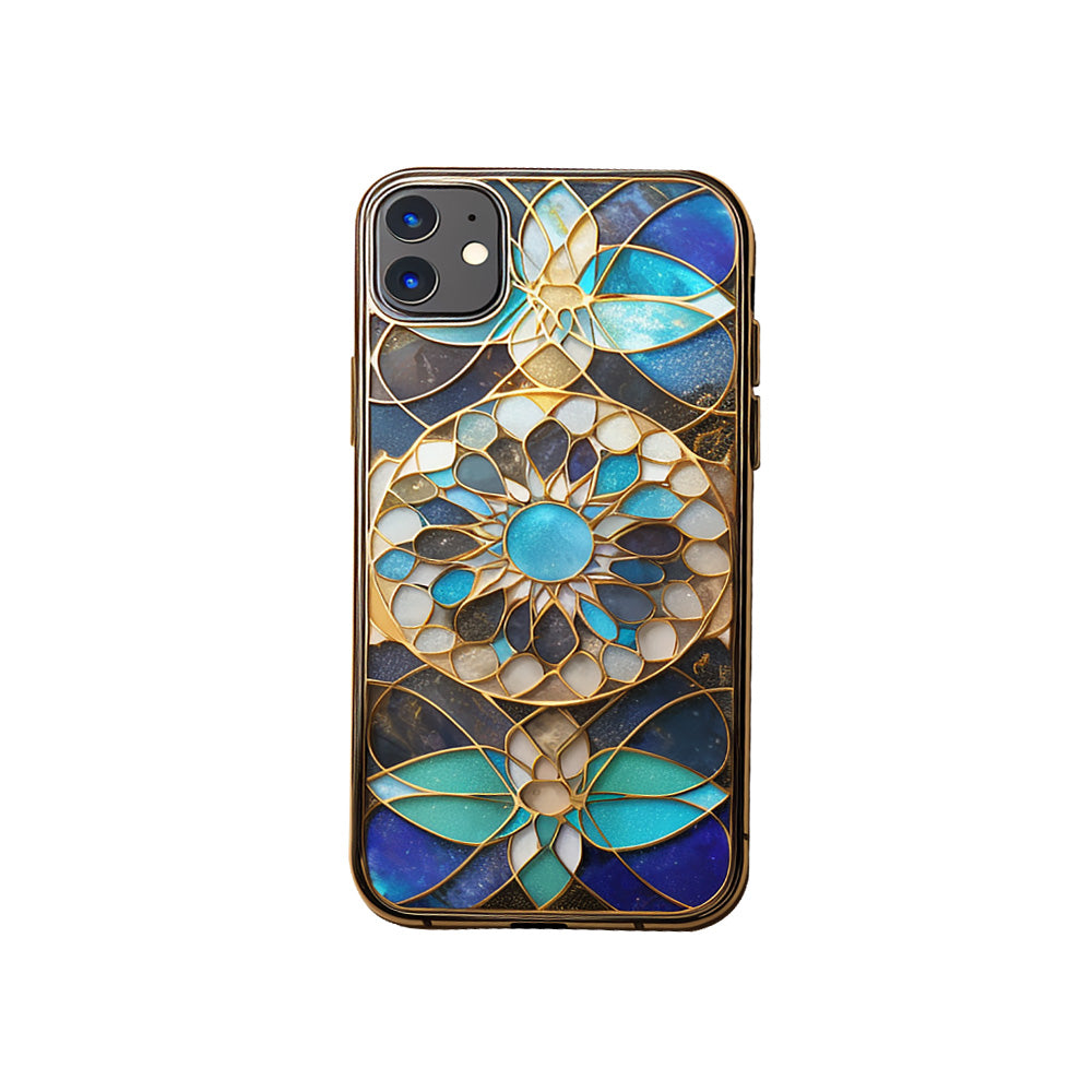 3d Stained Glass Mosaic Art Phone Case,Premium Protective Cover for iPhone, Samsung Galaxy, Google Pixel
