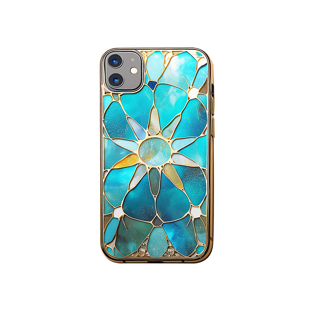 3d Stained Glass Mosaic Art Phone Case,Premium Protective Cover for iPhone, Samsung Galaxy, Google Pixel