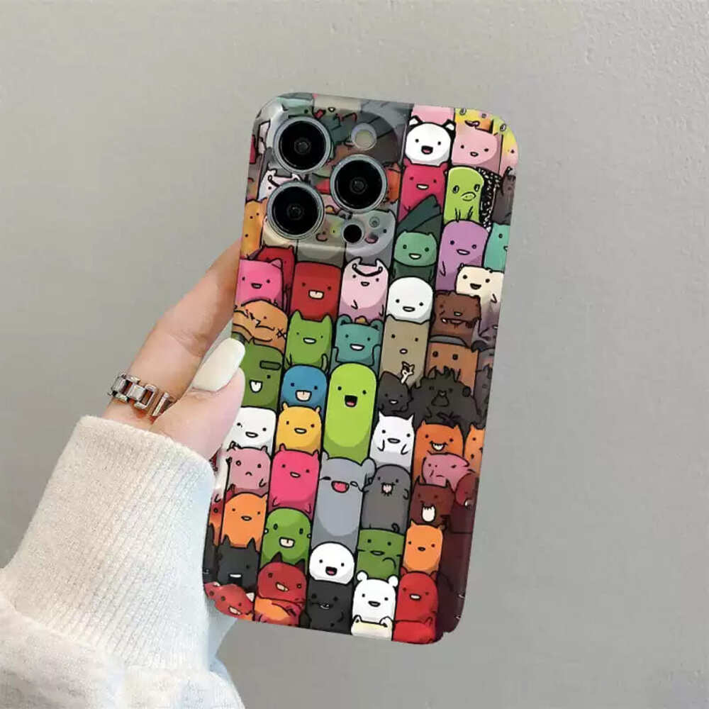 Colorful Cartoon Animal Print Phone Case,Cute and Fun Design For iPhone, Samsung Galaxy, Google Pixel, Xiaomi