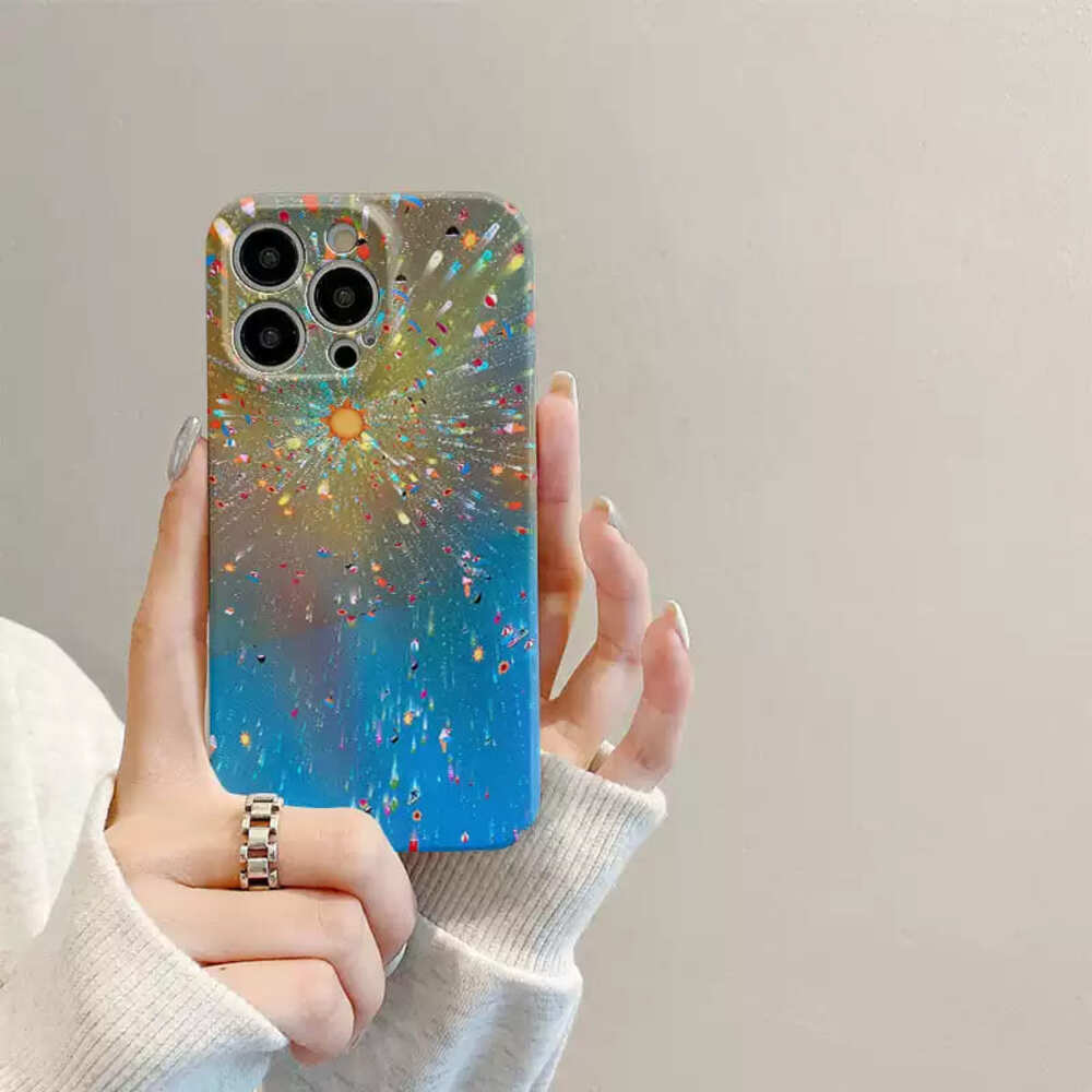 Vibrant Dreamscape Colorful Phone Case,Gradient Fantasy Protective Cover For iPhone, Samsung Galaxy, Google Pixel, Xiaomi