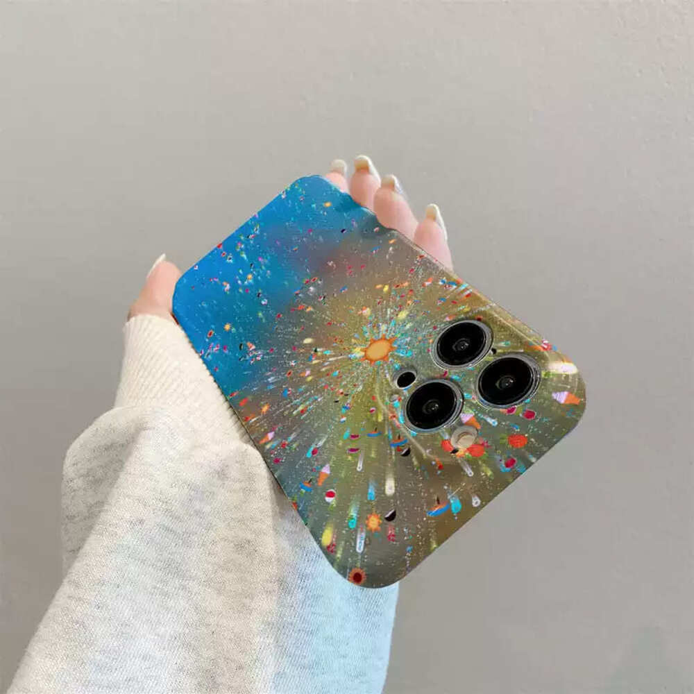 Vibrant Dreamscape Colorful Phone Case,Gradient Fantasy Protective Cover For iPhone, Samsung Galaxy, Google Pixel, Xiaomi