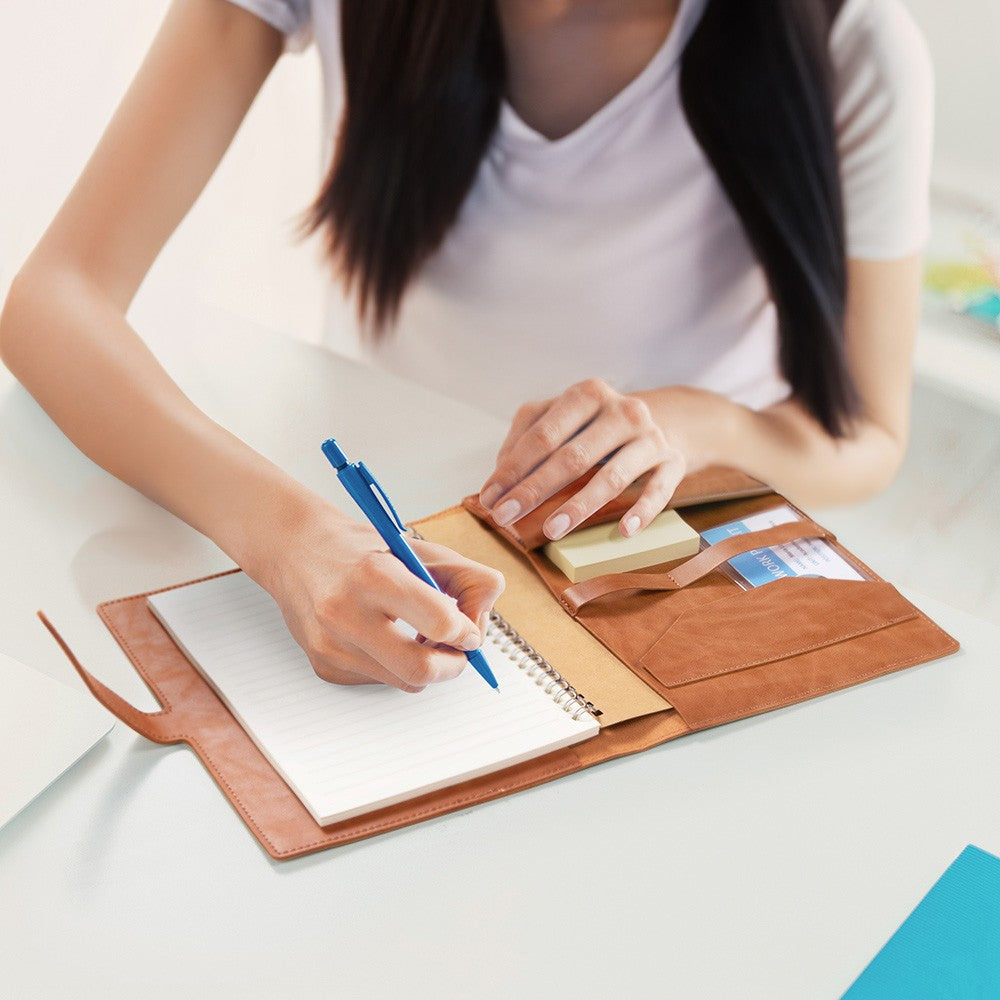 Custom Name Cross Leather Book Cover with Bible Scriptures, Journal Cover with Notebook, Stationery Organizer, Christmas Gift for Traveler/Christian