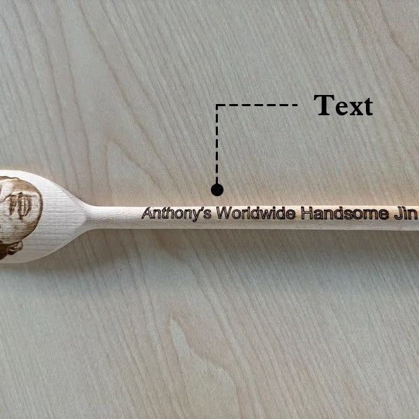 Have ANY FACE Engraved on a Spoon! Fun, unique and quirky gift! Stocking Filler, Secret Santa! Mother's / Father's Day, Milestone Birthday!