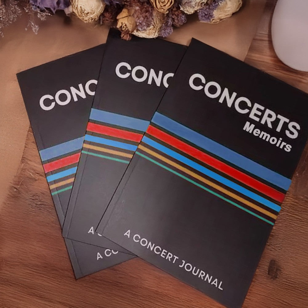 Concert Journal Track Favorite Concerts