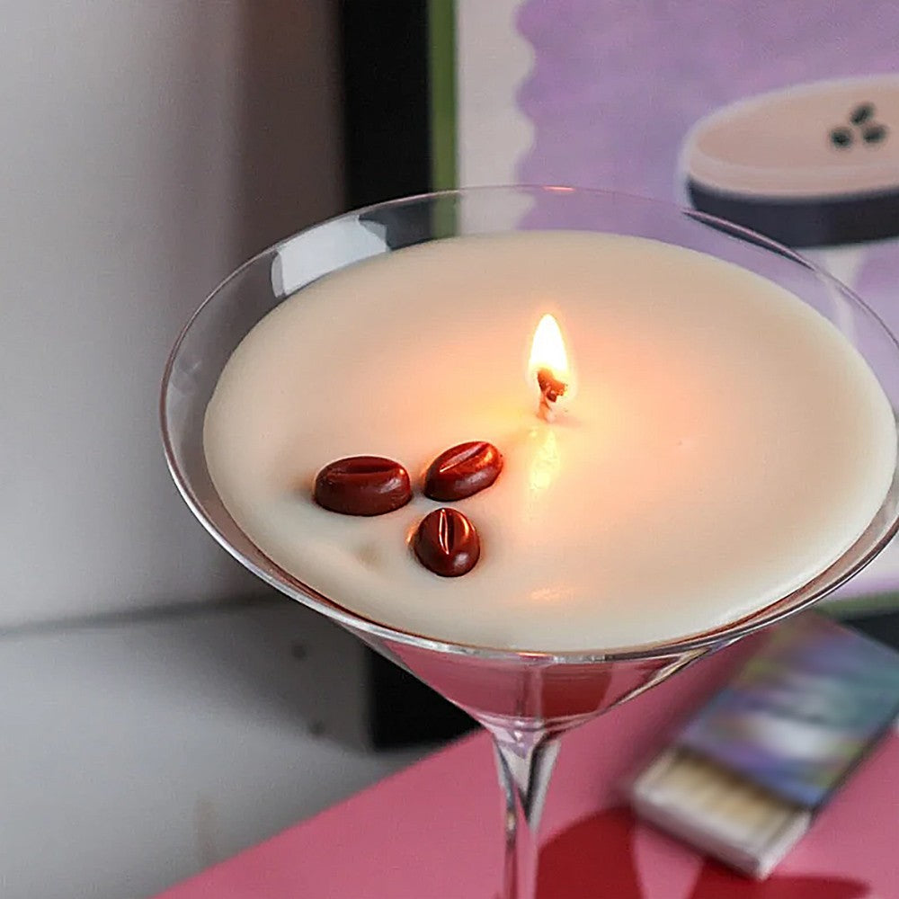 Espresso Martini Candle Realistic, 9oz Coffee Candle, Birthday/Christmas/Wedding Gift for Her/Espresso Martini Lovers/Coffee Lovers