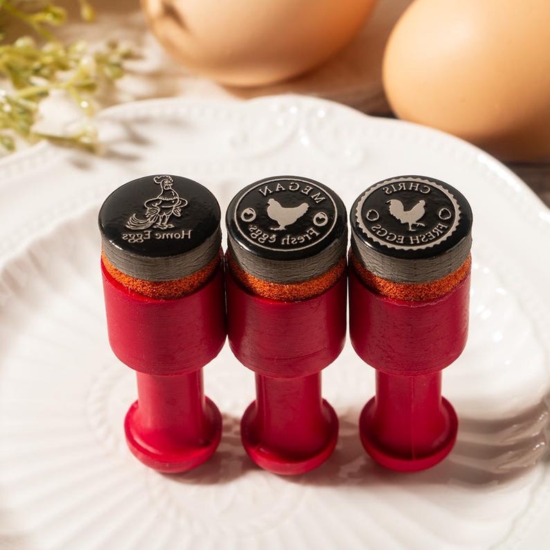 Egg Stamps Personalized Custom Egg Stamp, Chicken Coop Idea, Chicken Egg Stamp, Farm Stamper, Chicken Gifts, Hen Mini Egg Stamp For Farmer