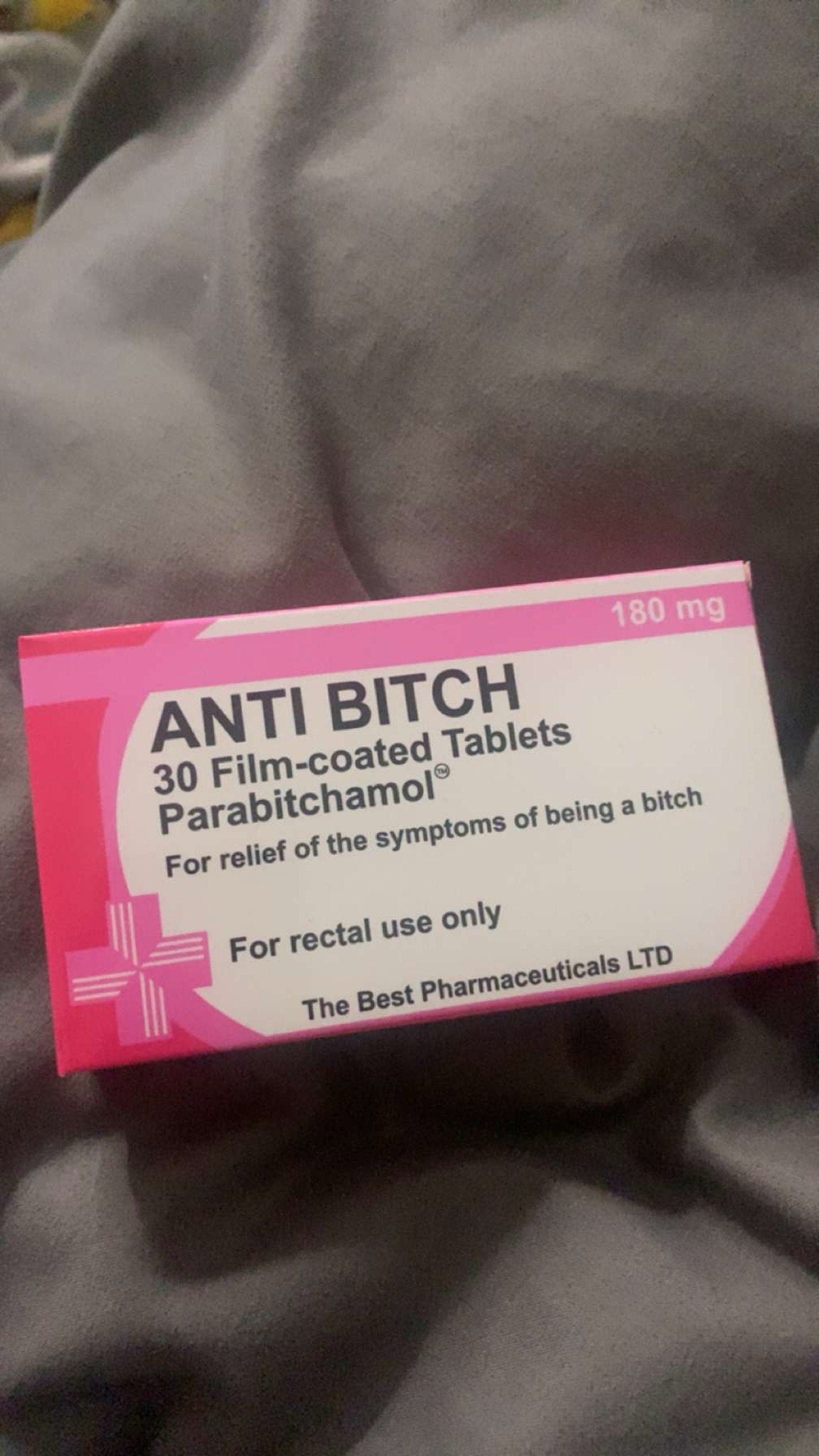 (Sets of 2) Novelty Joke Pill Tablet Box - Fun Rude Xmas/Birthday Gift - Funny Prank Present