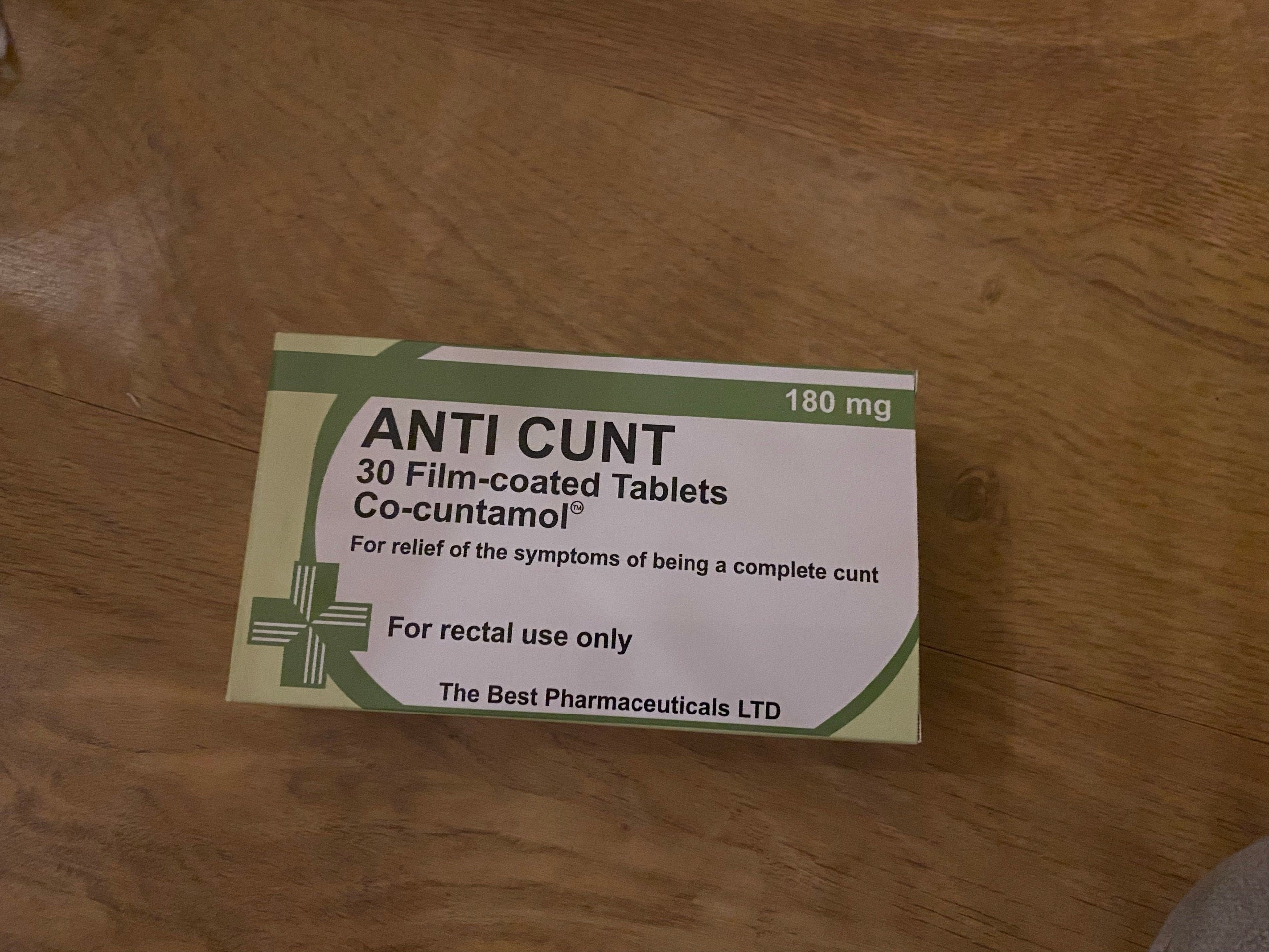 (Sets of 2) Novelty Joke Pill Tablet Box - Fun Rude Xmas/Birthday Gift - Funny Prank Present