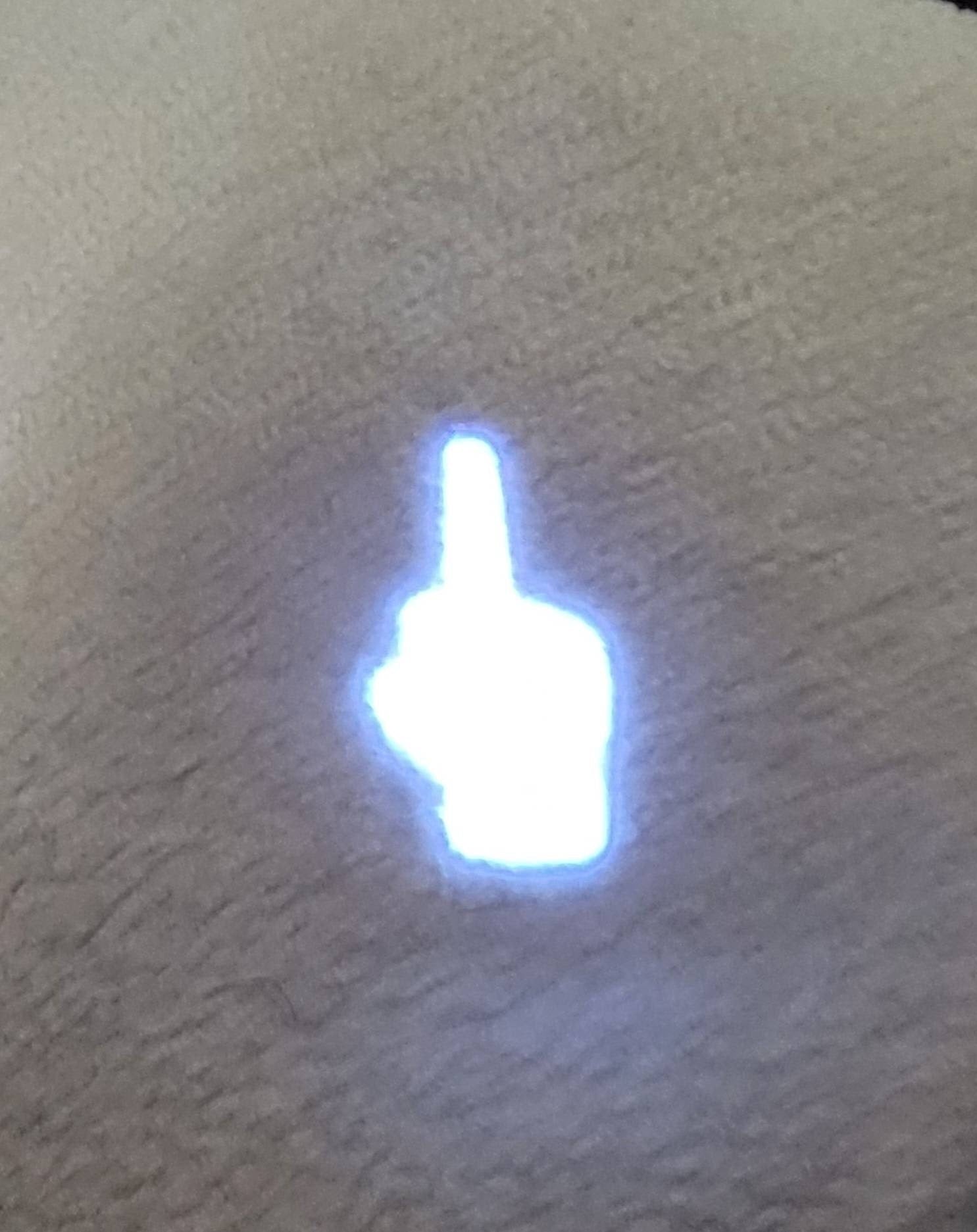 Middle Finger Projector Pen Fuck You Fuck Off Projection Pen