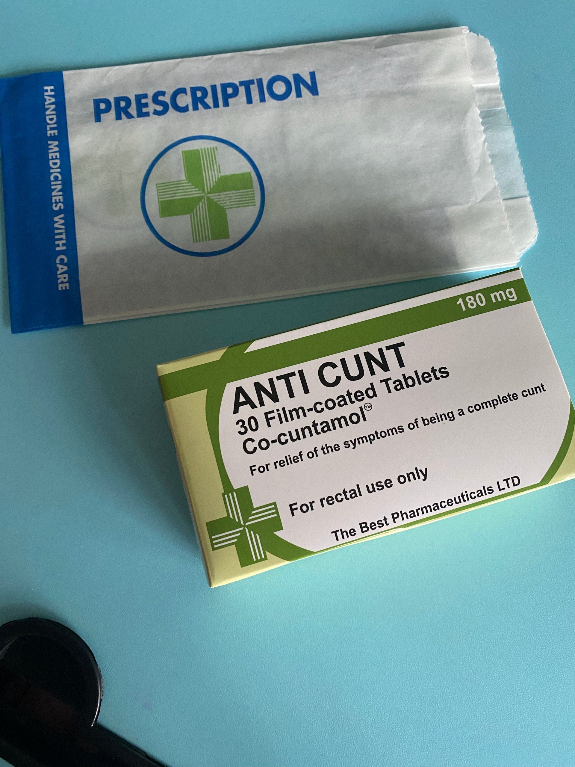 (Sets of 2) Novelty Joke Pill Tablet Box - Fun Rude Xmas/Birthday Gift - Funny Prank Present