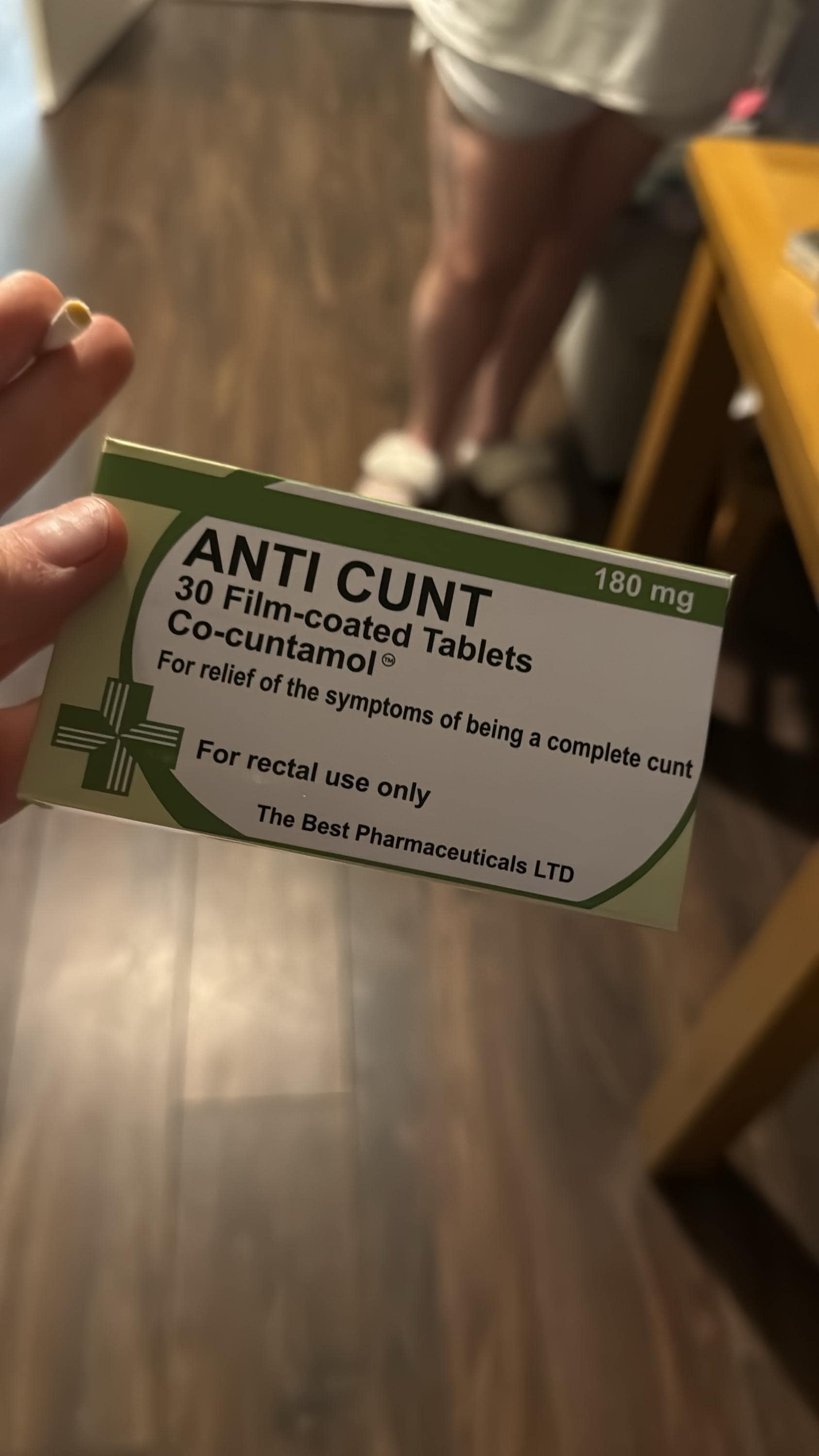 (Sets of 2) Novelty Joke Pill Tablet Box - Fun Rude Xmas/Birthday Gift - Funny Prank Present