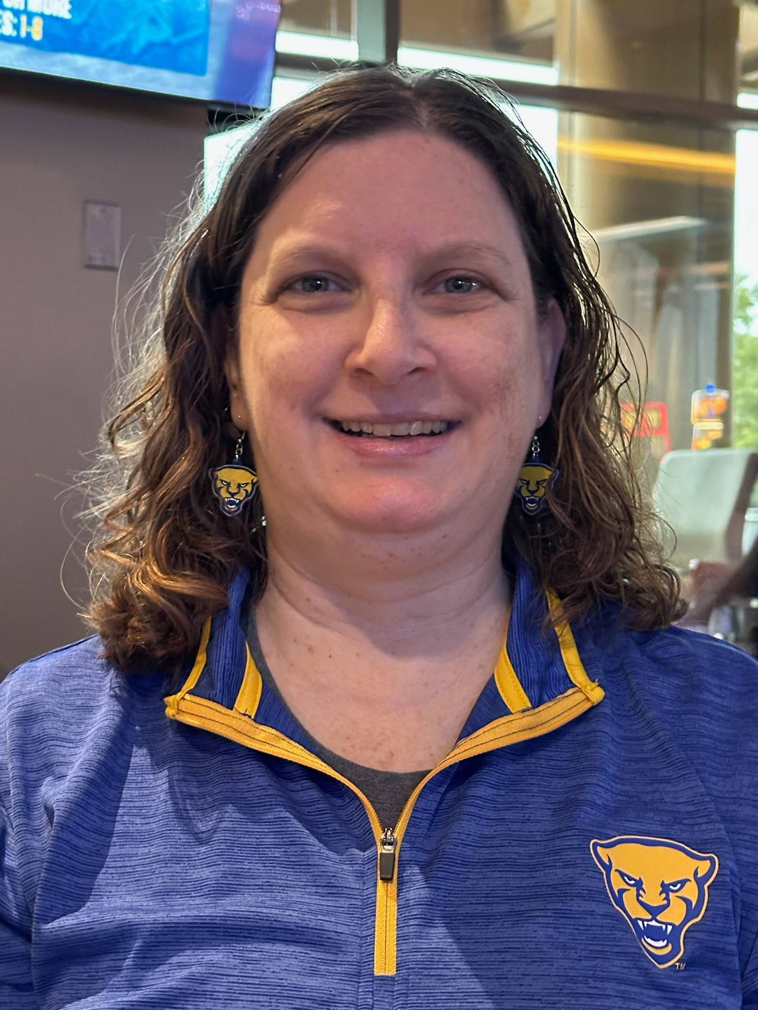 Custom School Mascot/Logo Laser Cut Painted Dangle Earrings | High School | College | Band | Cheer | Booster | Fundraiser