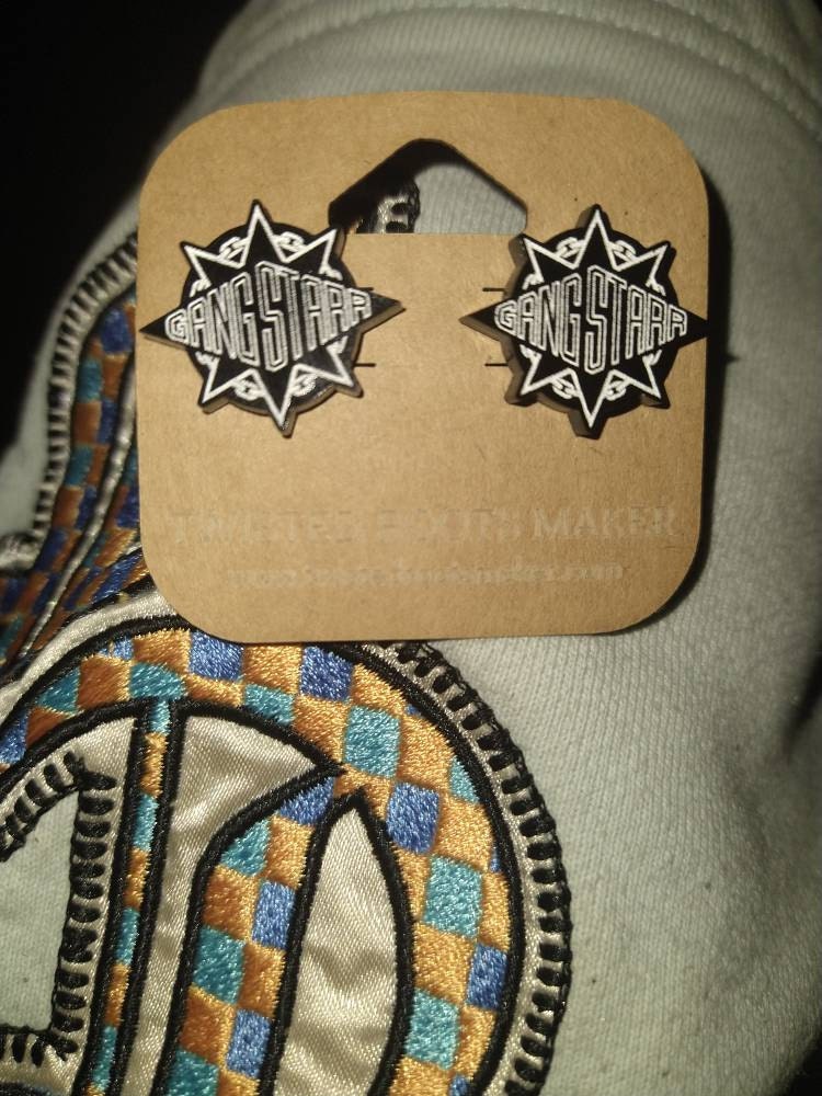 Custom School Mascot/Logo Laser Cut Painted Dangle Earrings | High School | College | Band | Cheer | Booster | Fundraiser