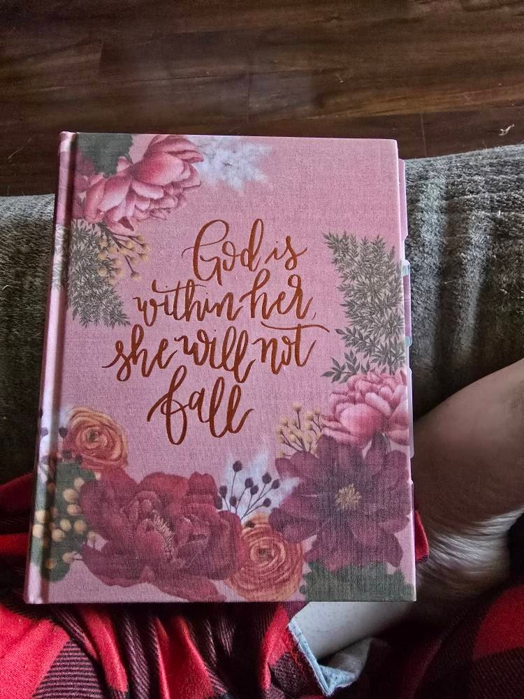 Beautiful NIV , Journaling, Notes Bible with Gorgeous handcrafted laminated Bible Tabs with gold lettering