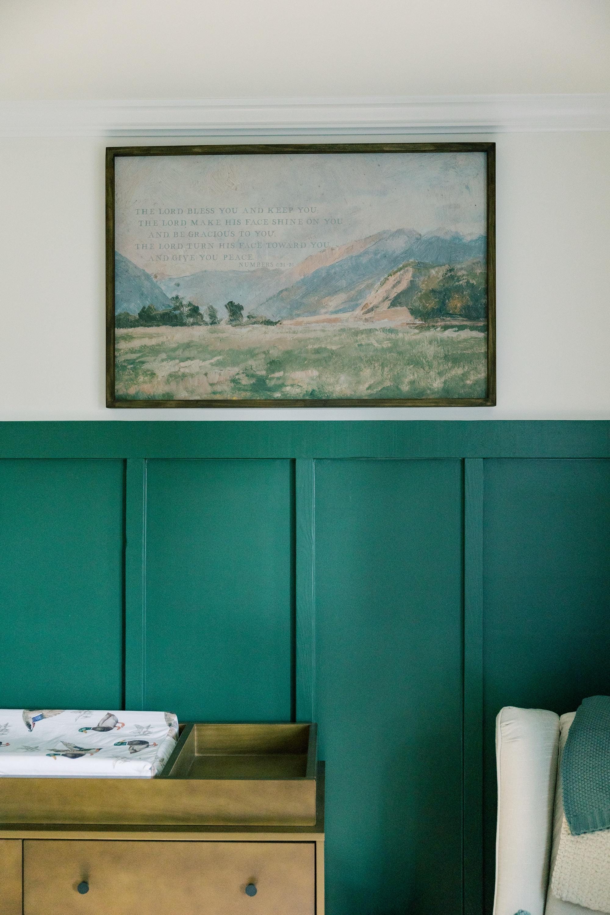 Christian Wall Art | Bible Verse Wall Art | May The Lord Bless You And Keep You | The Blessing Kari Jobe Canvas Wall Art Print  | F570