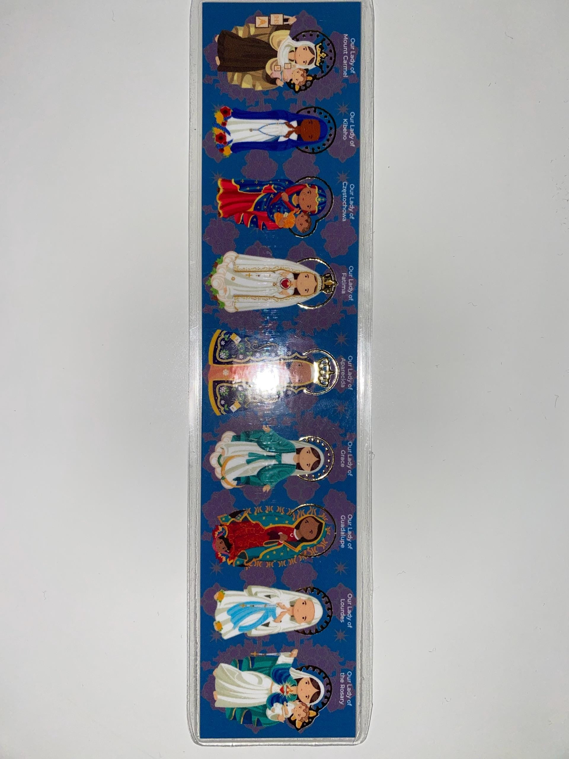 Catholic Marian Bookmark | Our Lady Bookmark | Catholic Gift Marian Bookmark | Blessed Mother Devotional | Catholic Book Club | Faith Gift