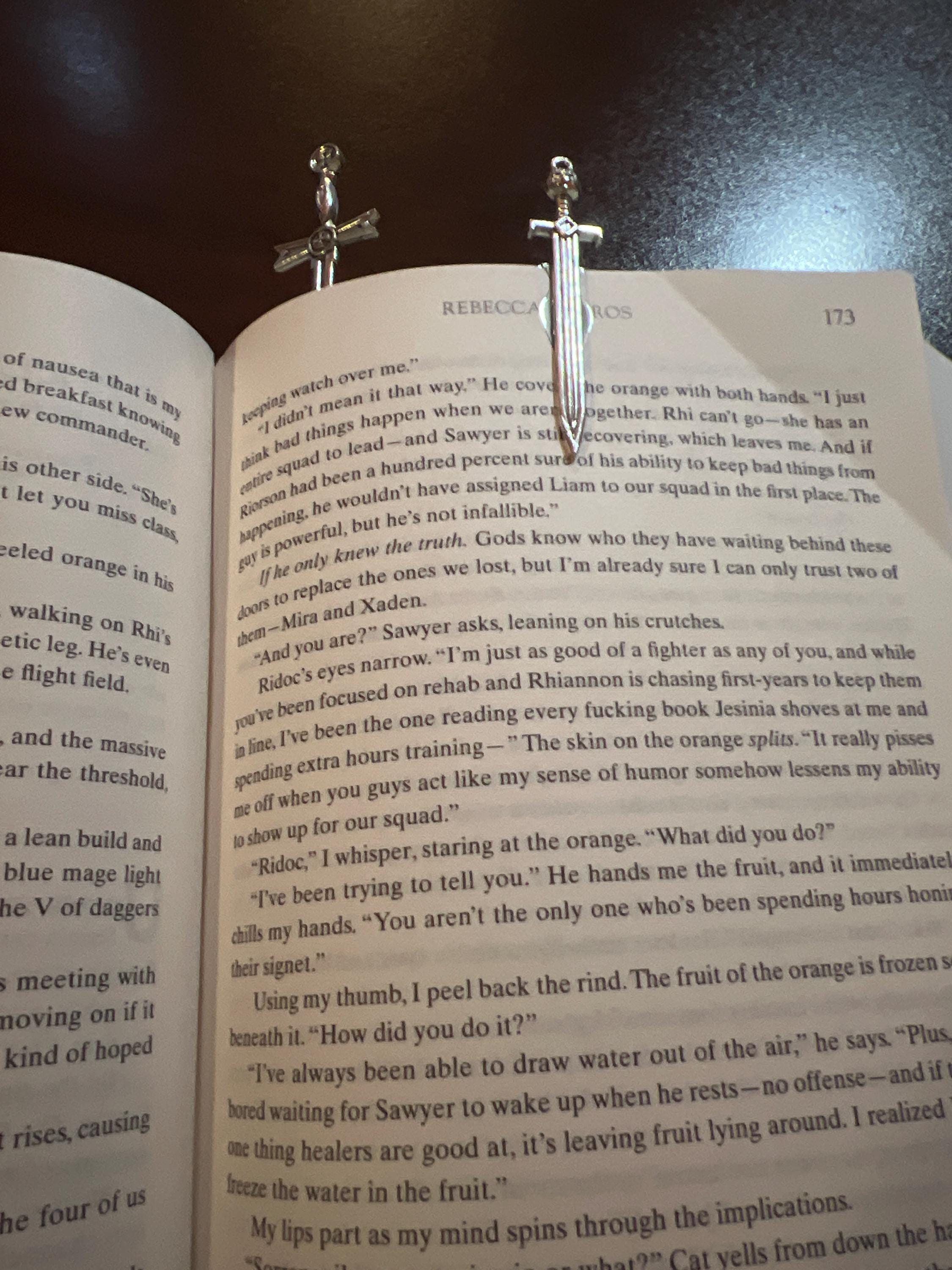 Sword Bookmarks with Clip, Sword Bookplates, Pack of Three or Four | Medieval Fantasy Blades and Daggers | Gifts for Him, Gift for Readers