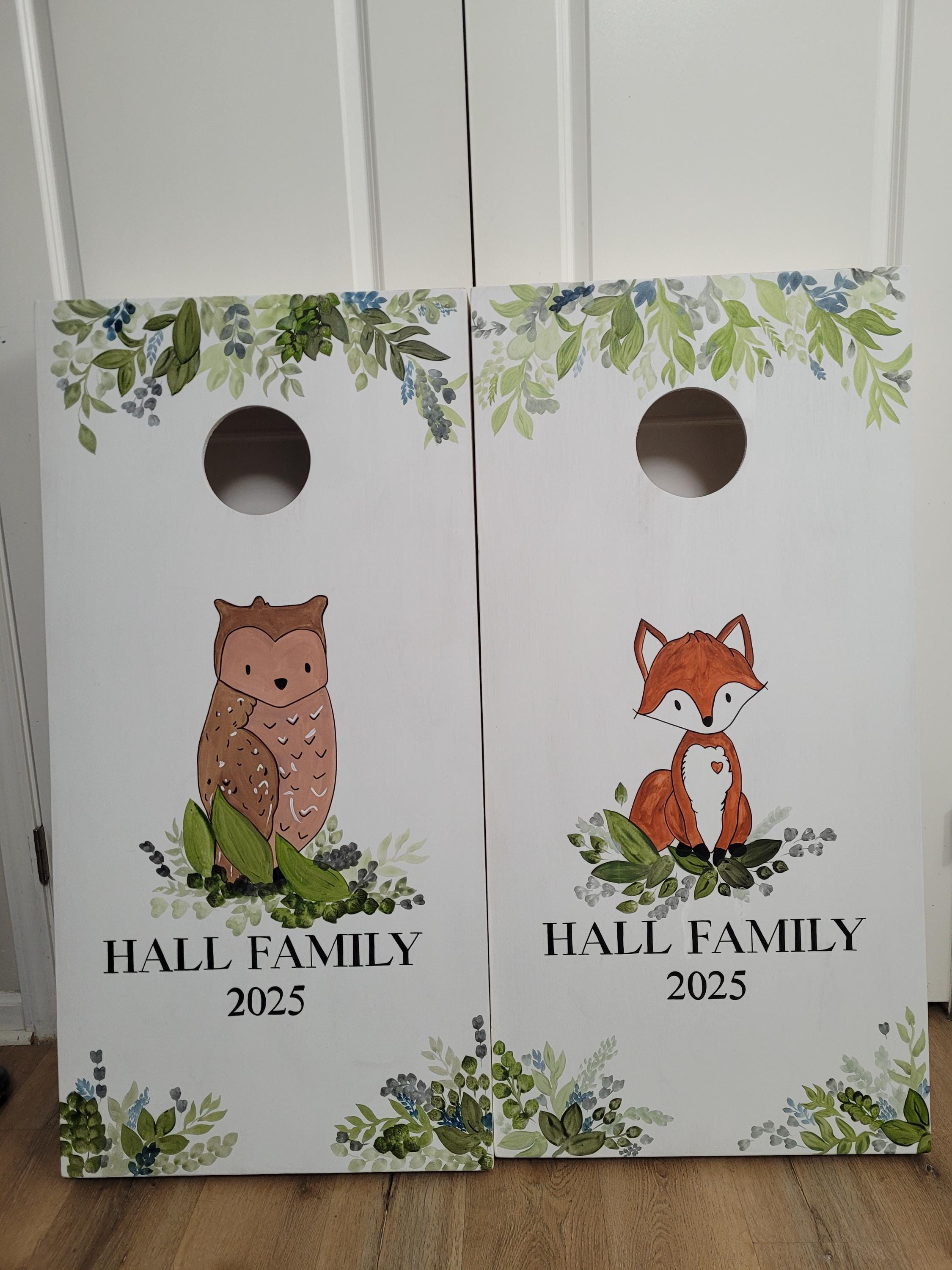 Custom Cornhole Boards, Company logo, Sport, College, House Divided, Monogram, Cornhole Set with Bags, Housewarming Gift