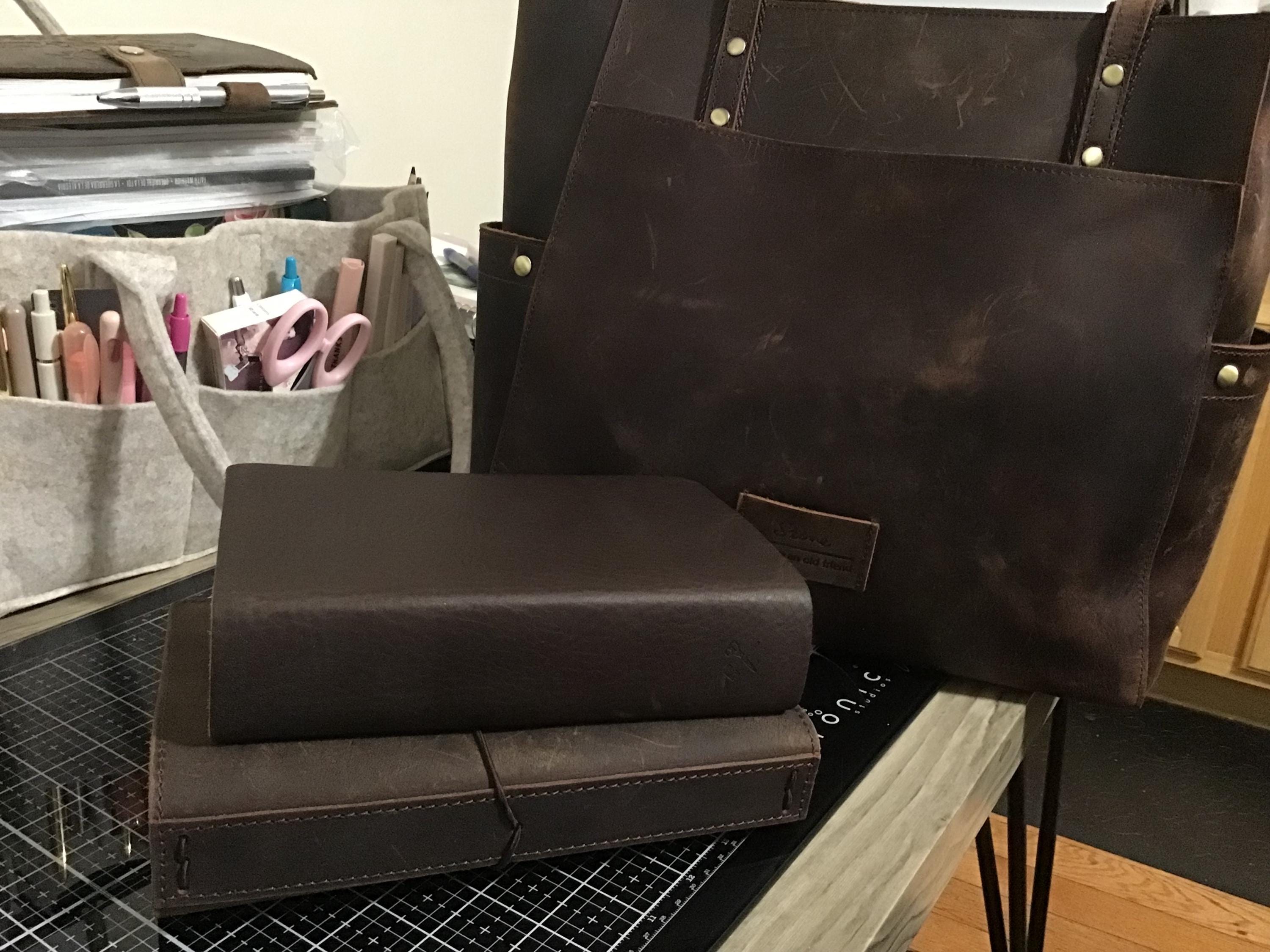 NIV Handbound Large Print Leather Bible | Full Grain, Personalized, Red Letter