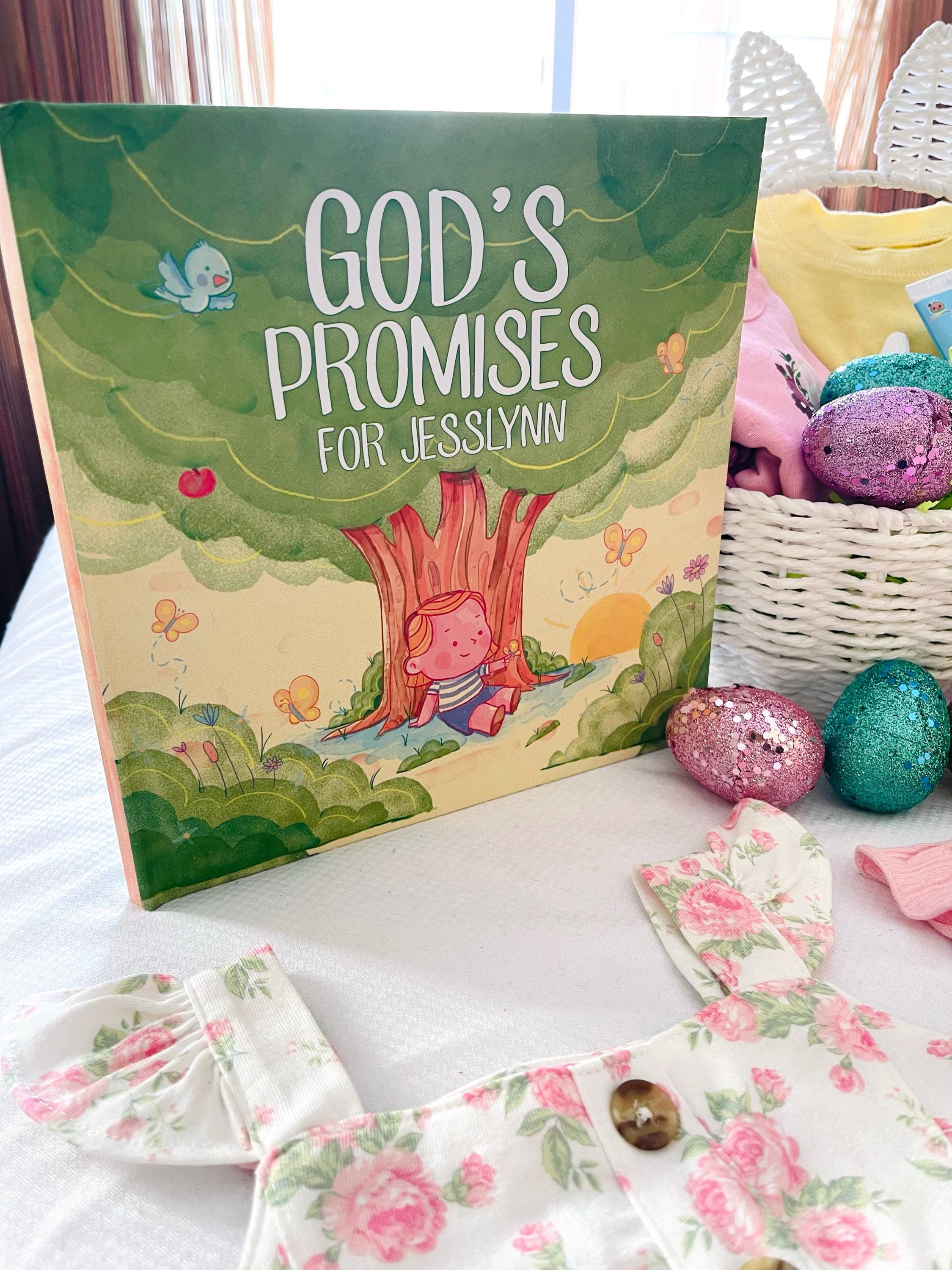 Baptism Gift, Christening Gift, Personalized Bible Verse, God's Promises, Boy or Girl Baptism Gift, Baby Dedication Gift, Baptism Keepsake