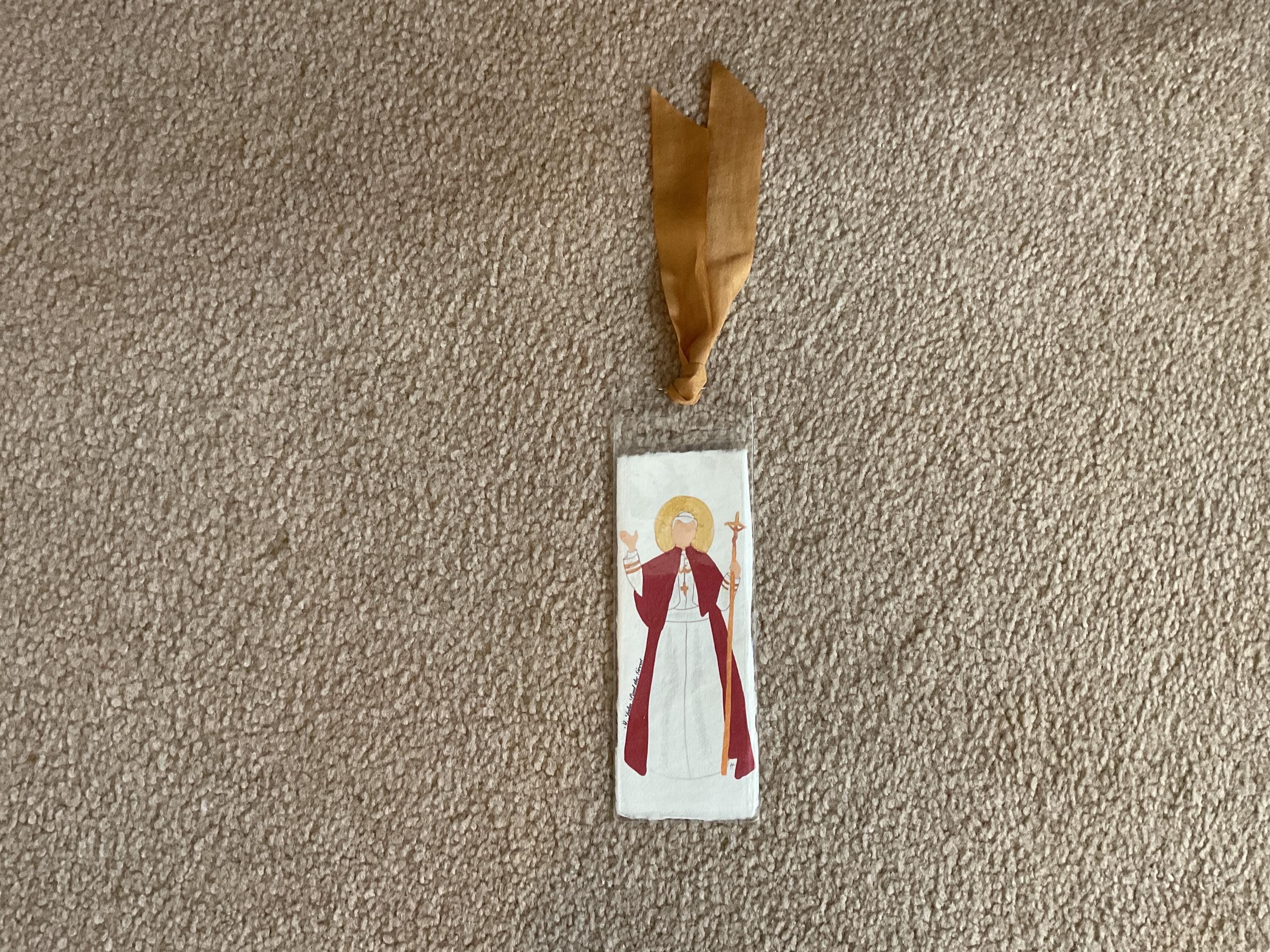 Watercolor Bookmarks Male Saints & Religious