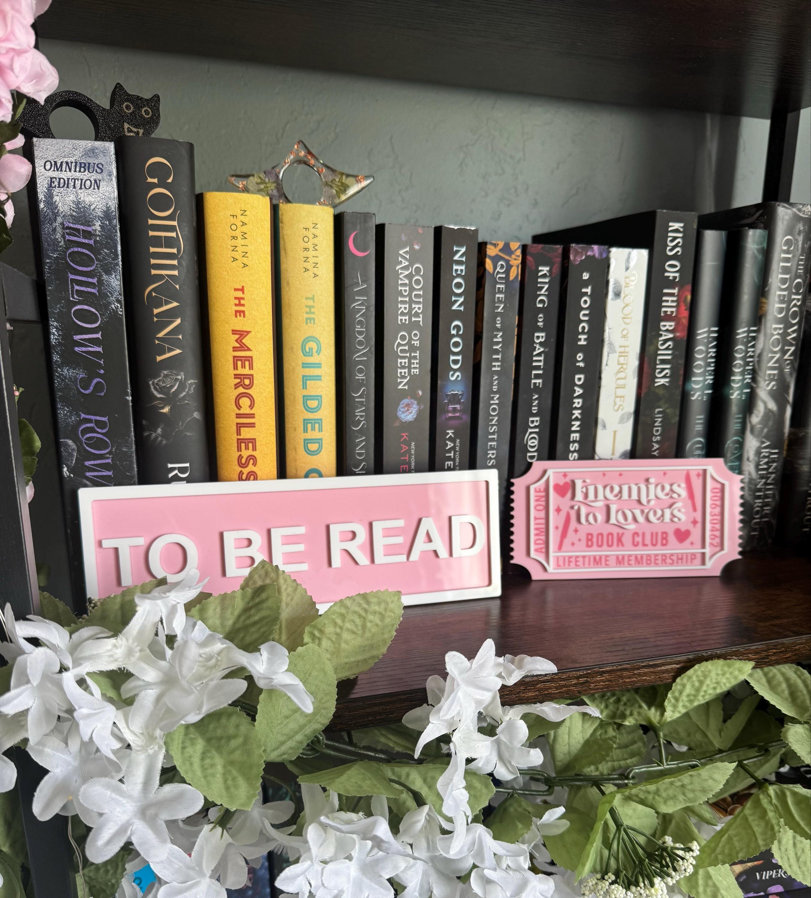 Bookish Ticket | Bookclub Ticket | Bookshelf Decor | Bookish Decor | Romance Books | Bookworm | Book Lover