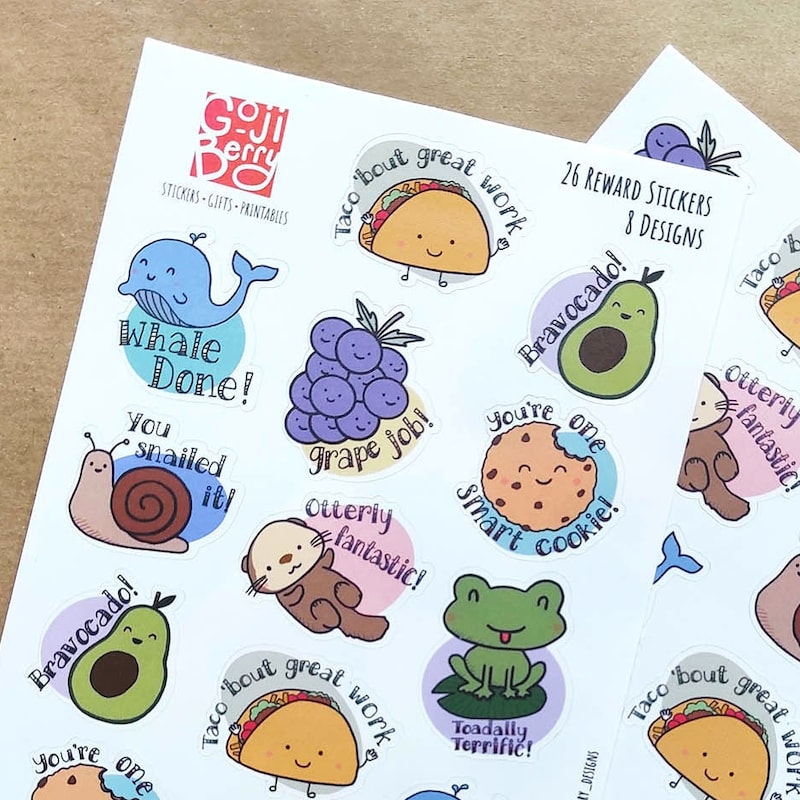 Teacher Reward Stickers No.1, Teacher Stickers, Student Reward Stickers (Pack of 26 Stickers)