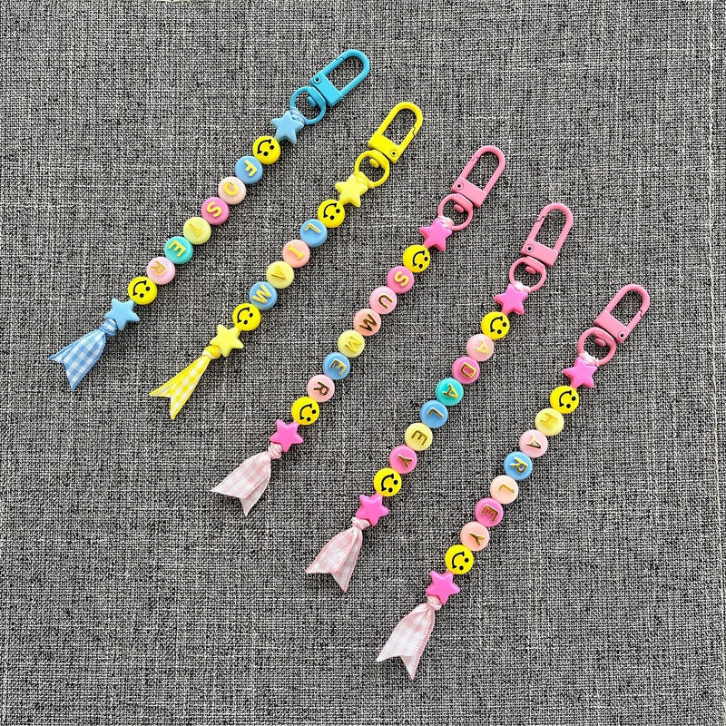 Personalized Keychain/Bag Charm for Diaper Bag, Baby Gift, Kid Gift, Backpack Name Tag, Birthday Gift, School, Mother's Day Gift, Teacher