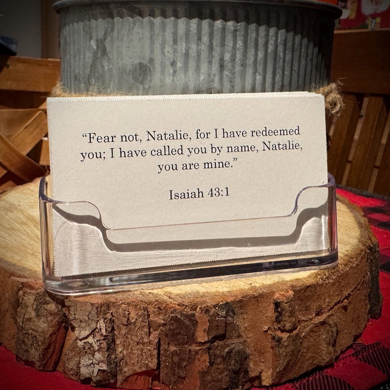 Personalized Scripture Cards