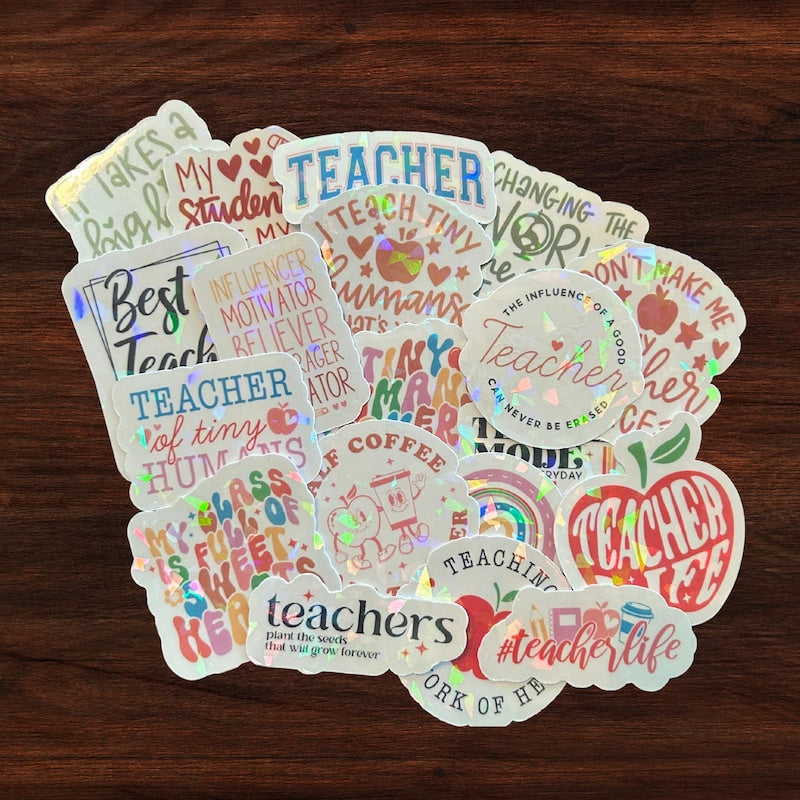Teacher Stickers | Teacher Appreciation Stickers | Back to School | Teacher Gift | Build Your Own Sticker Pack | First Day Teacher Gift |