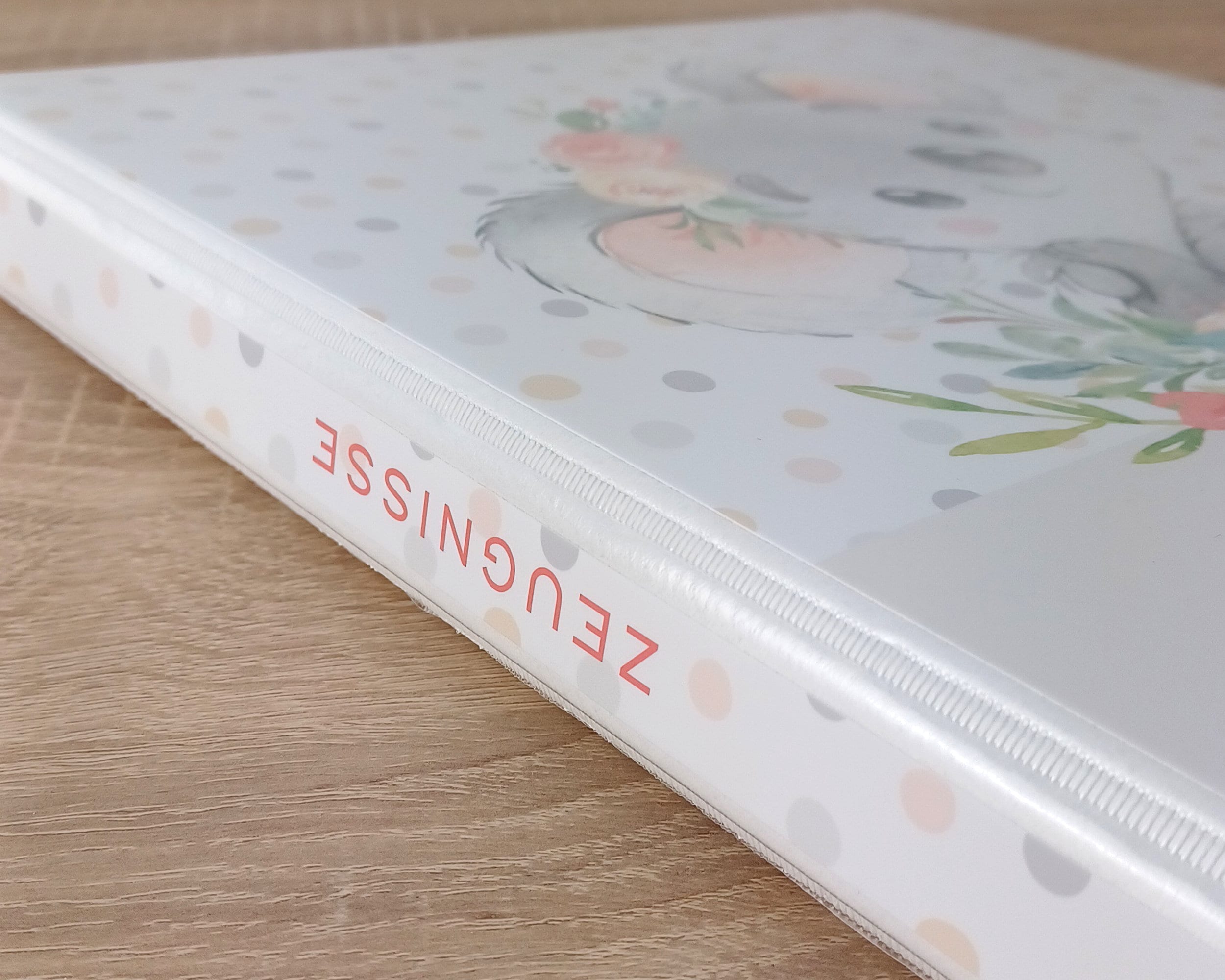 Personalized certificate folder animals, school start gift idea school child, school enrollment