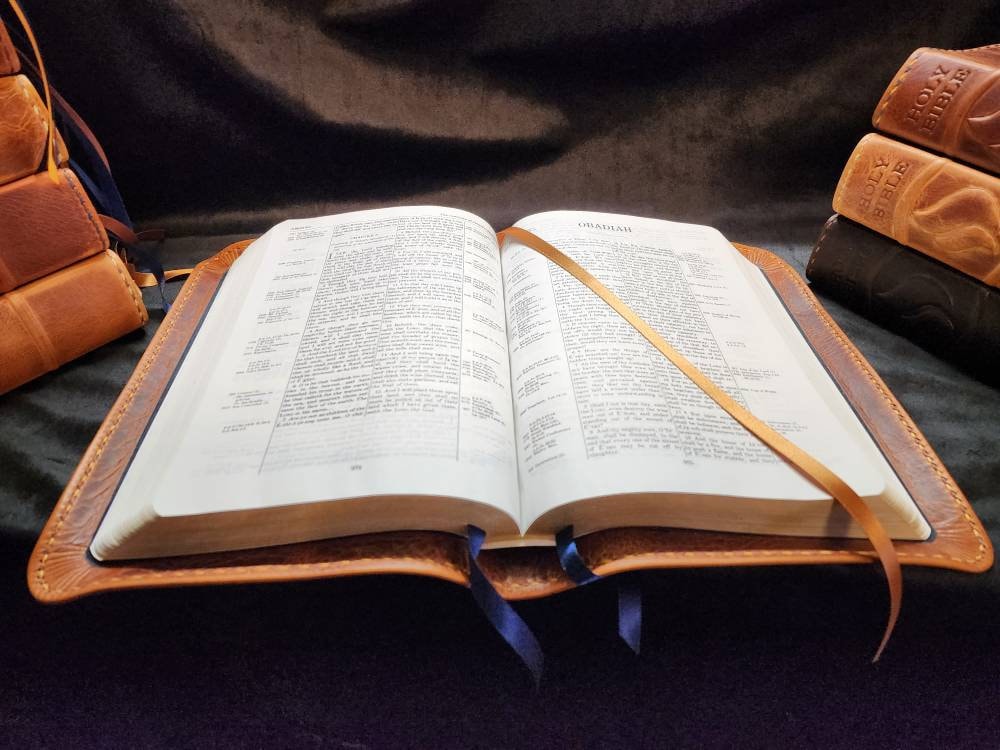 Made to Order item. Customizable Study Bible in Badalassi Carlo Cowskin Full Yapp