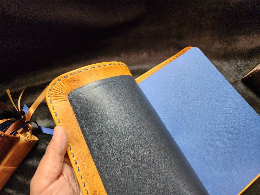 Made to Order item. Customizable Study Bible in Badalassi Carlo Cowskin Full Yapp