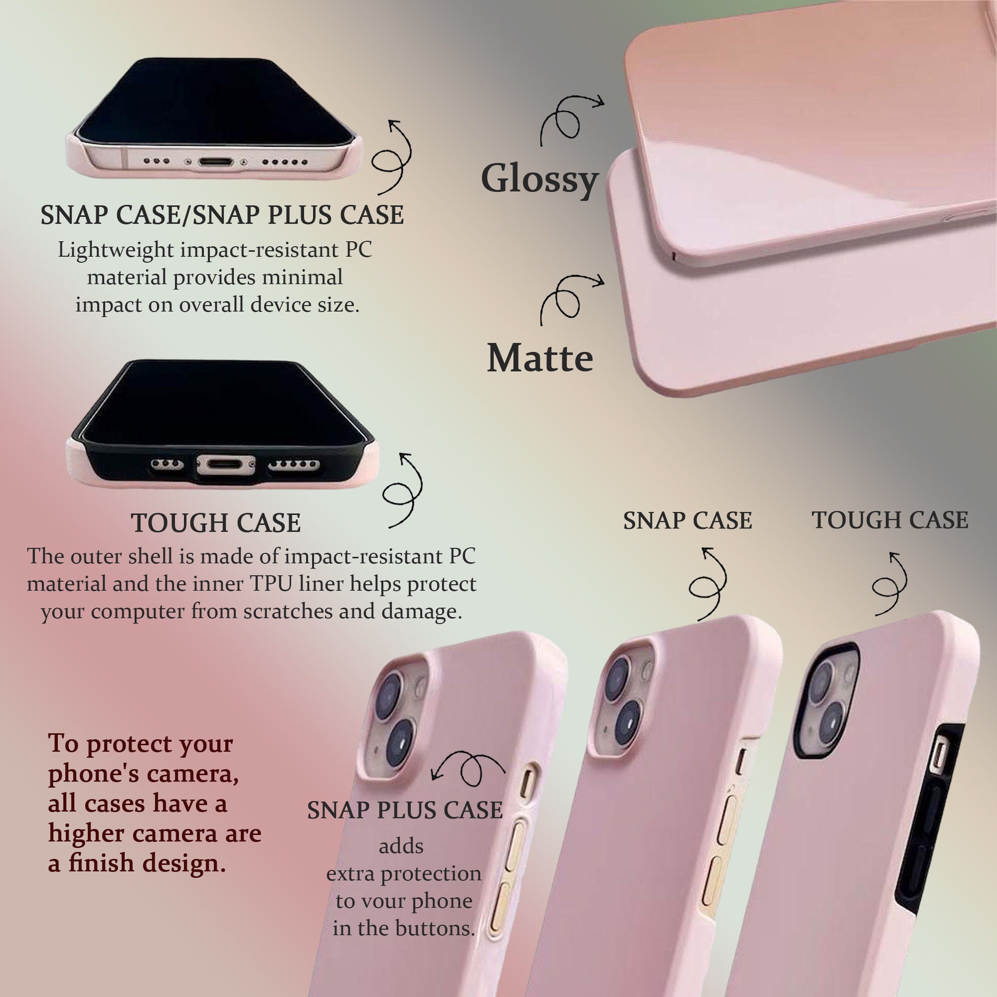 Sea Shells Natural Design Tough Hard Phone Case For iPhone 15 14 13 12 11 8 7 Pro Max MagSafe Case | Samsung Galaxy S24 S23 Ultra Phone Case