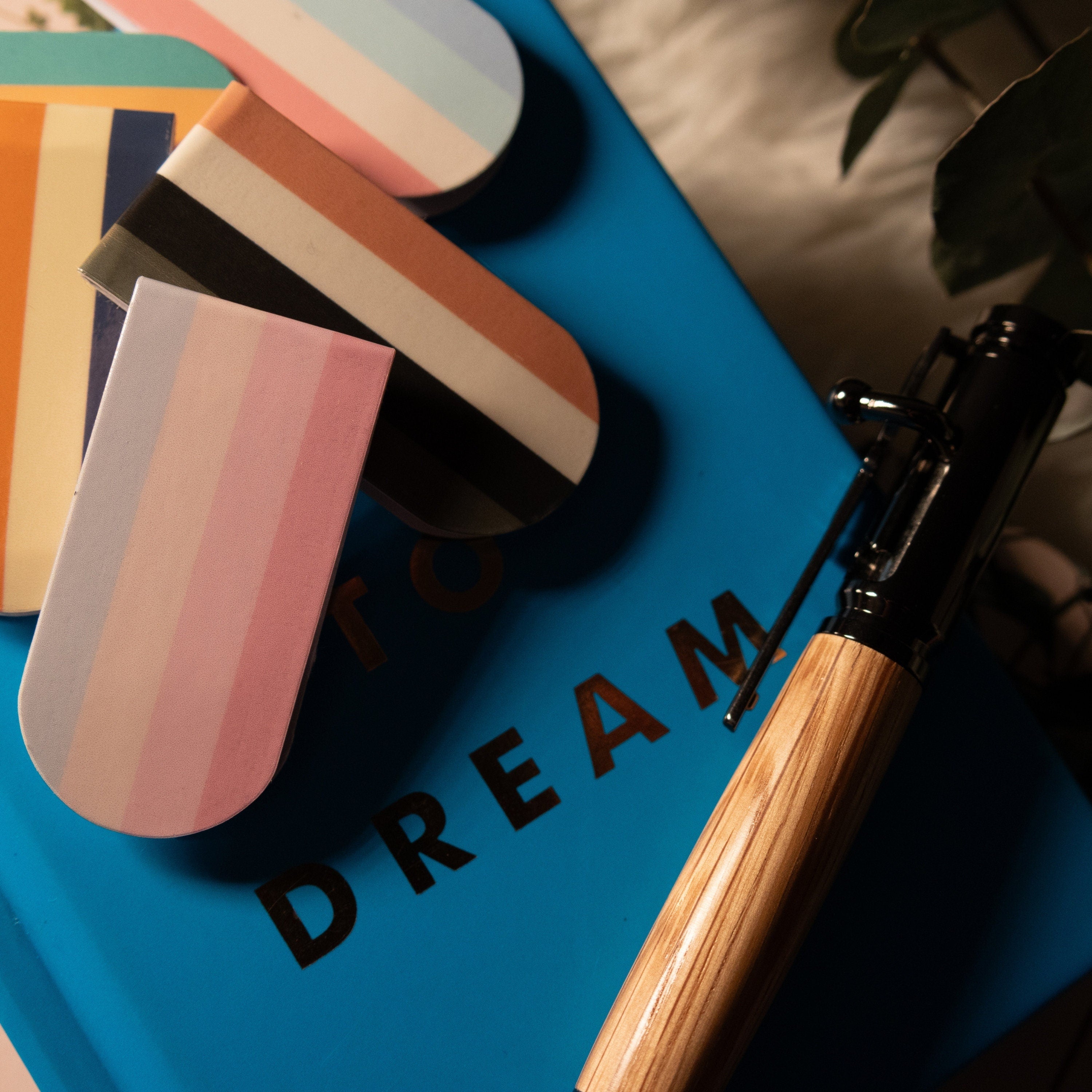 2 pc Magnetic Bookmark | Magnetic Clip | Color Palette Collection | Book Accessories | Minimalist | Book Lover | Birthday Gift | Gift Ideas