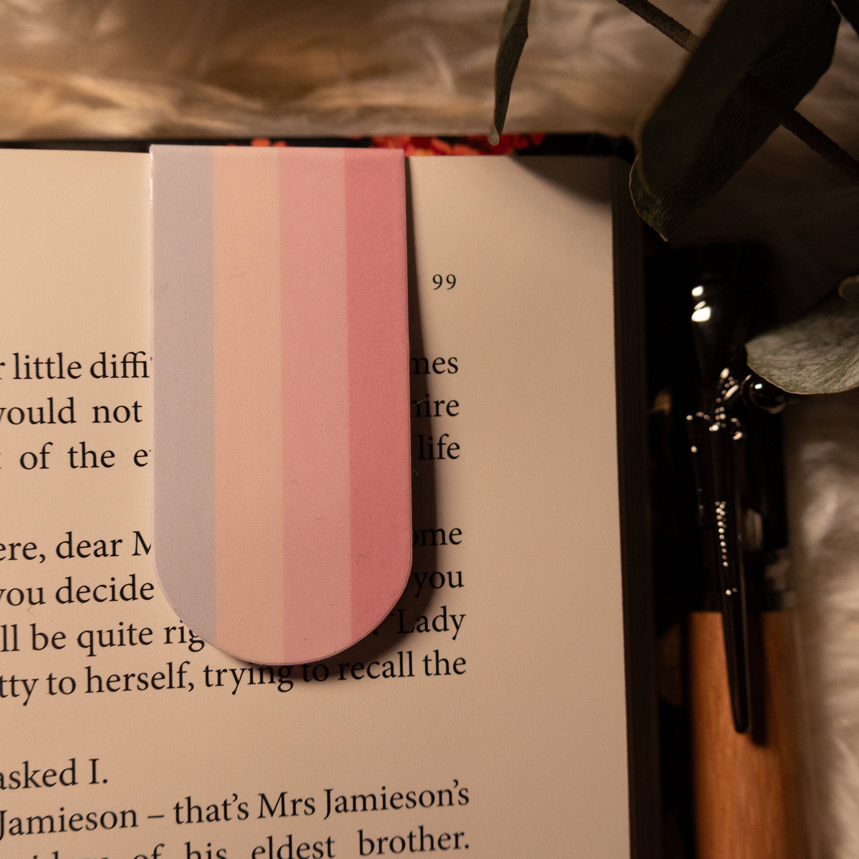 2 pc Magnetic Bookmark | Magnetic Clip | Color Palette Collection | Book Accessories | Minimalist | Book Lover | Birthday Gift | Gift Ideas