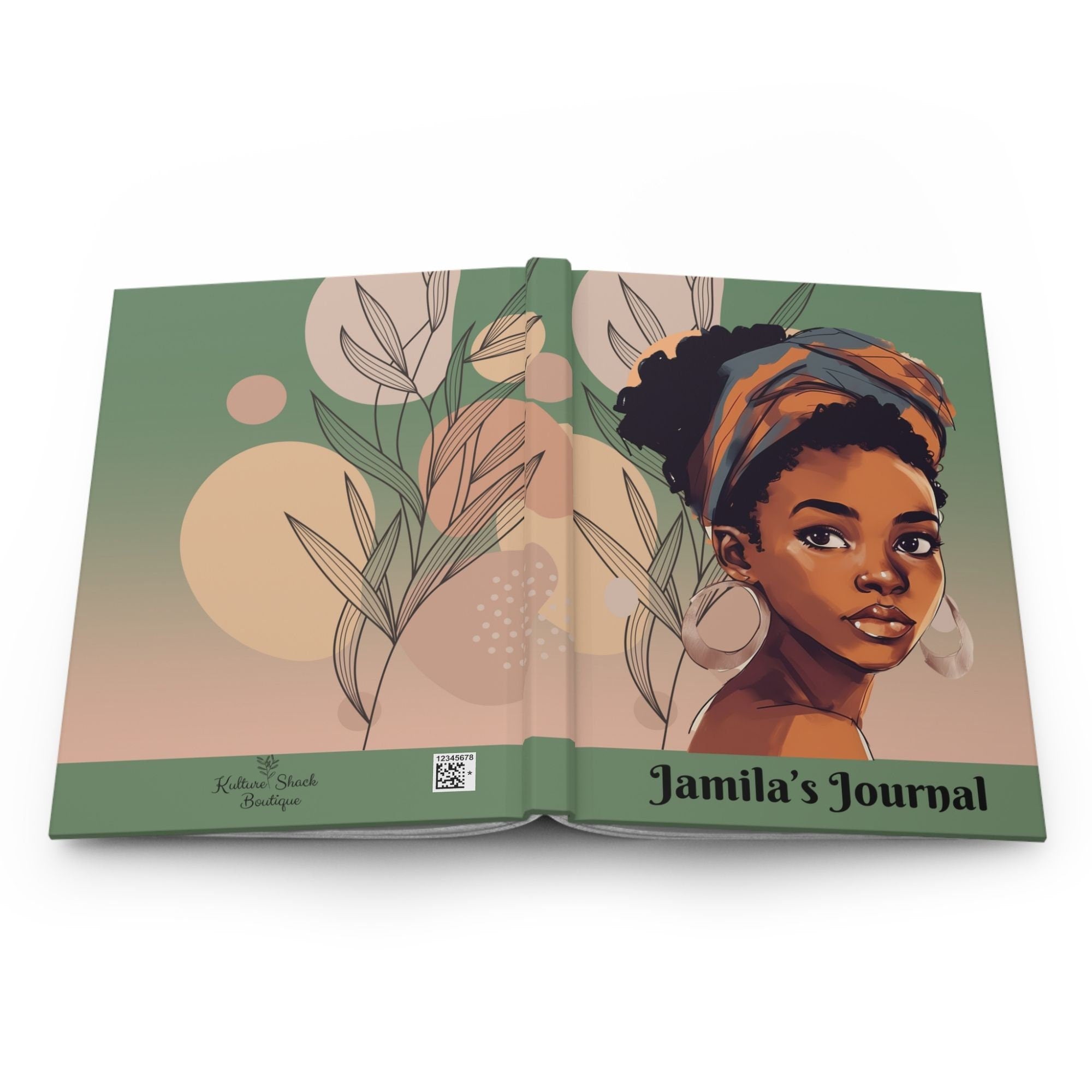 Personalized Journal, African American Journals, Gift for Black Woman, Affirmation Journal, Black Girl School Notebook, Black Girl Diary