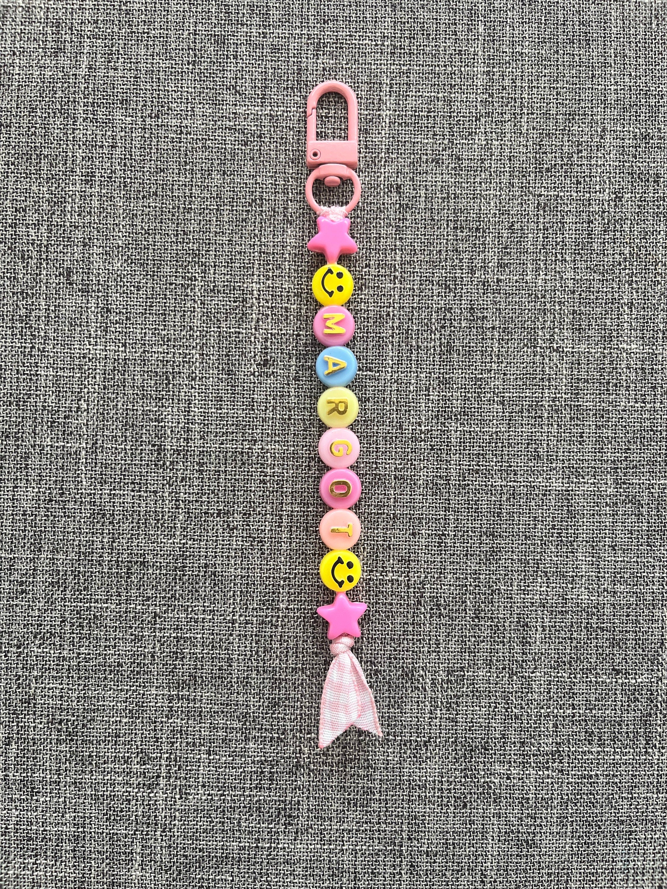 Personalized Keychain/Bag Charm for Diaper Bag, Baby Gift, Kid Gift, Backpack Name Tag, Birthday Gift, School, Mother's Day Gift, Teacher