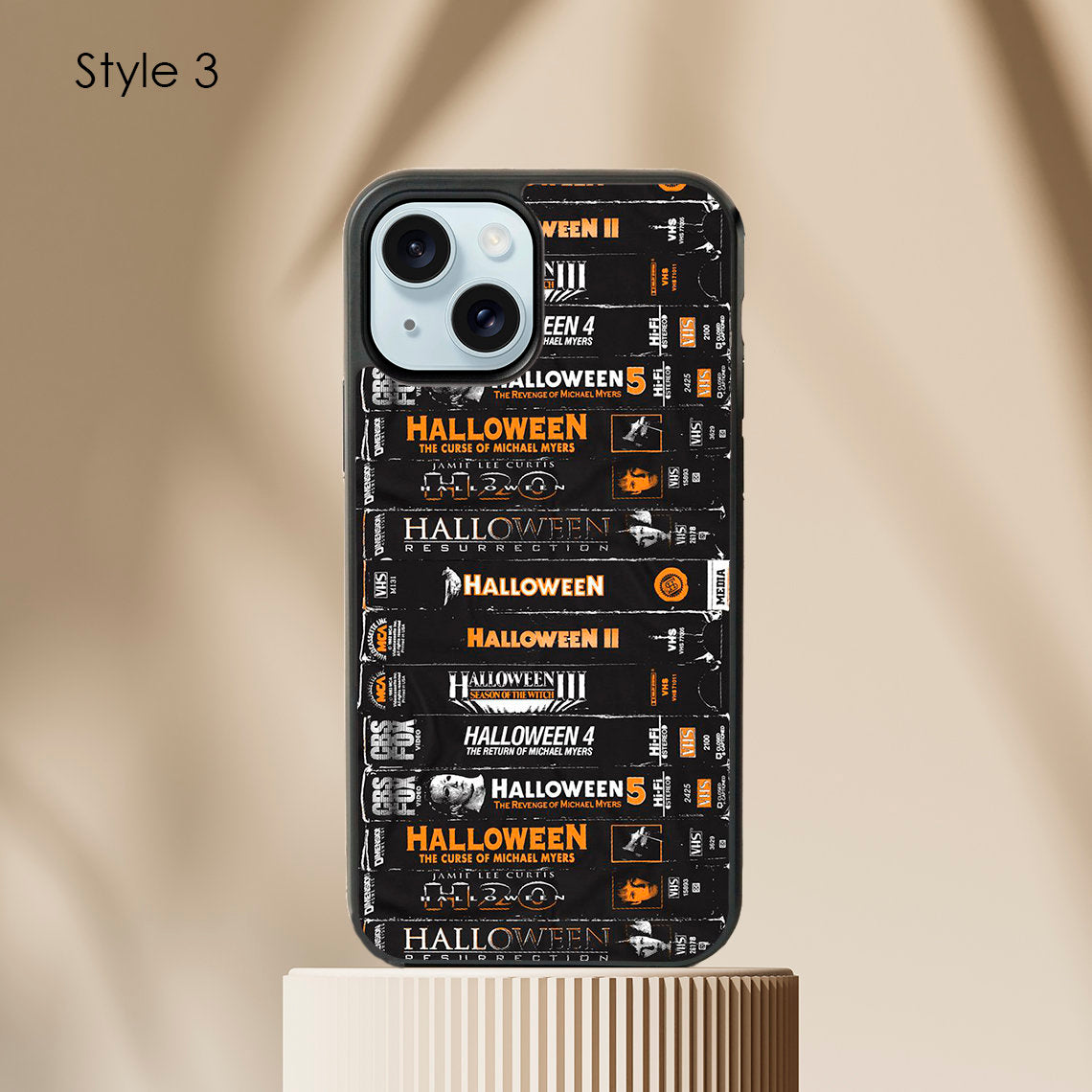 Retro Horror VHS tape phone case / Horror movie phone case / Scary spooky halloween / Gift for Horror movies lovers iPhone 15 14 13 12 11 SE